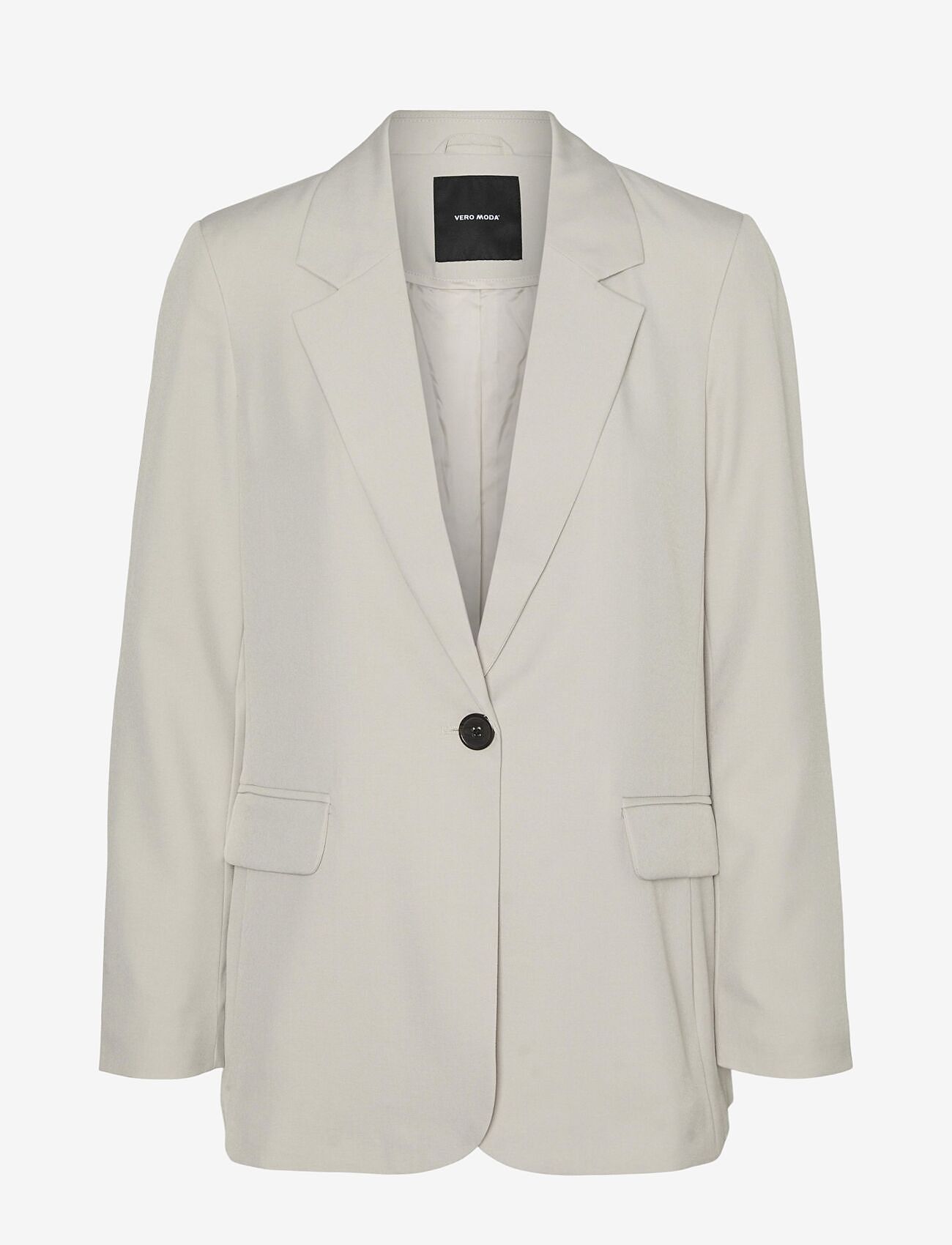 Vero Moda - VMRITA LS LOOSE BLAZER NOOS - silver lining - 1