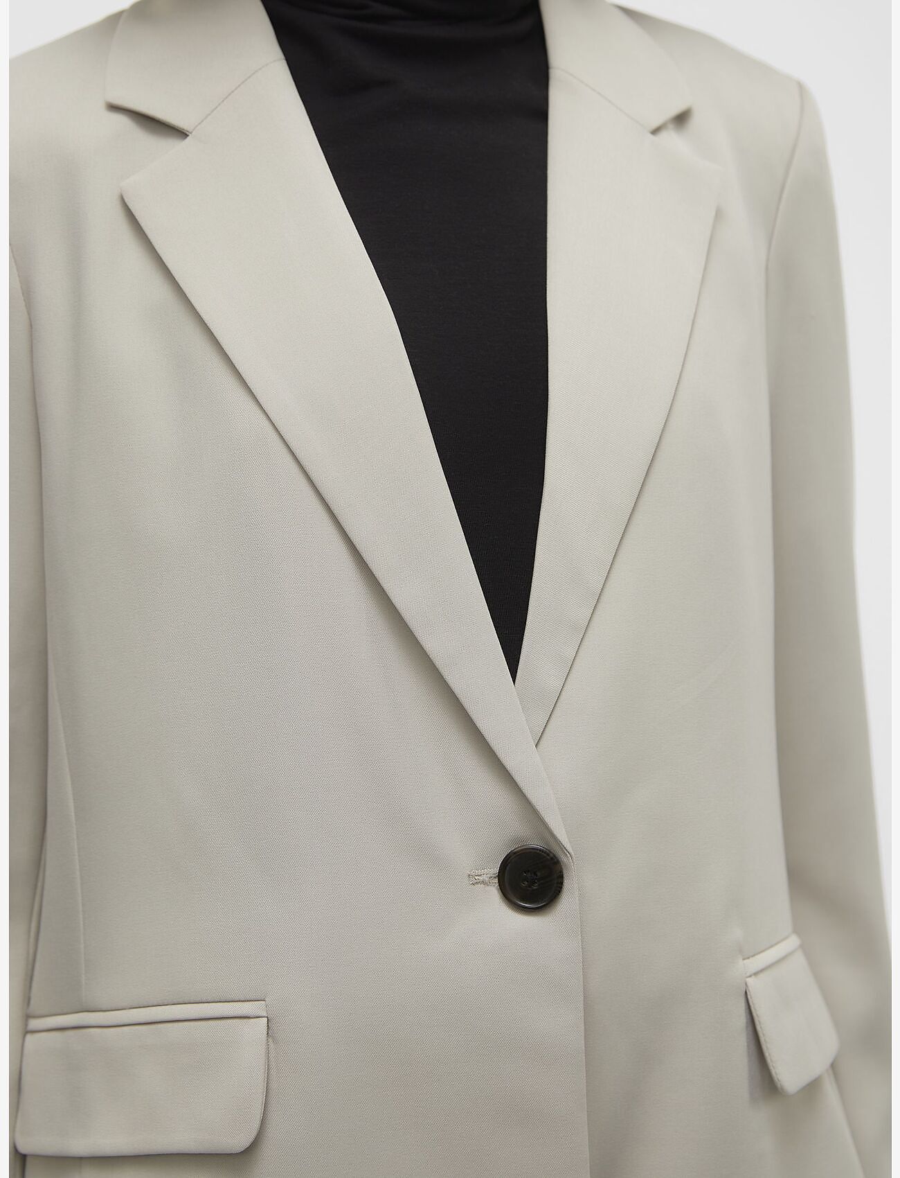 Vero Moda - VMRITA LS LOOSE BLAZER NOOS - silver lining - 5