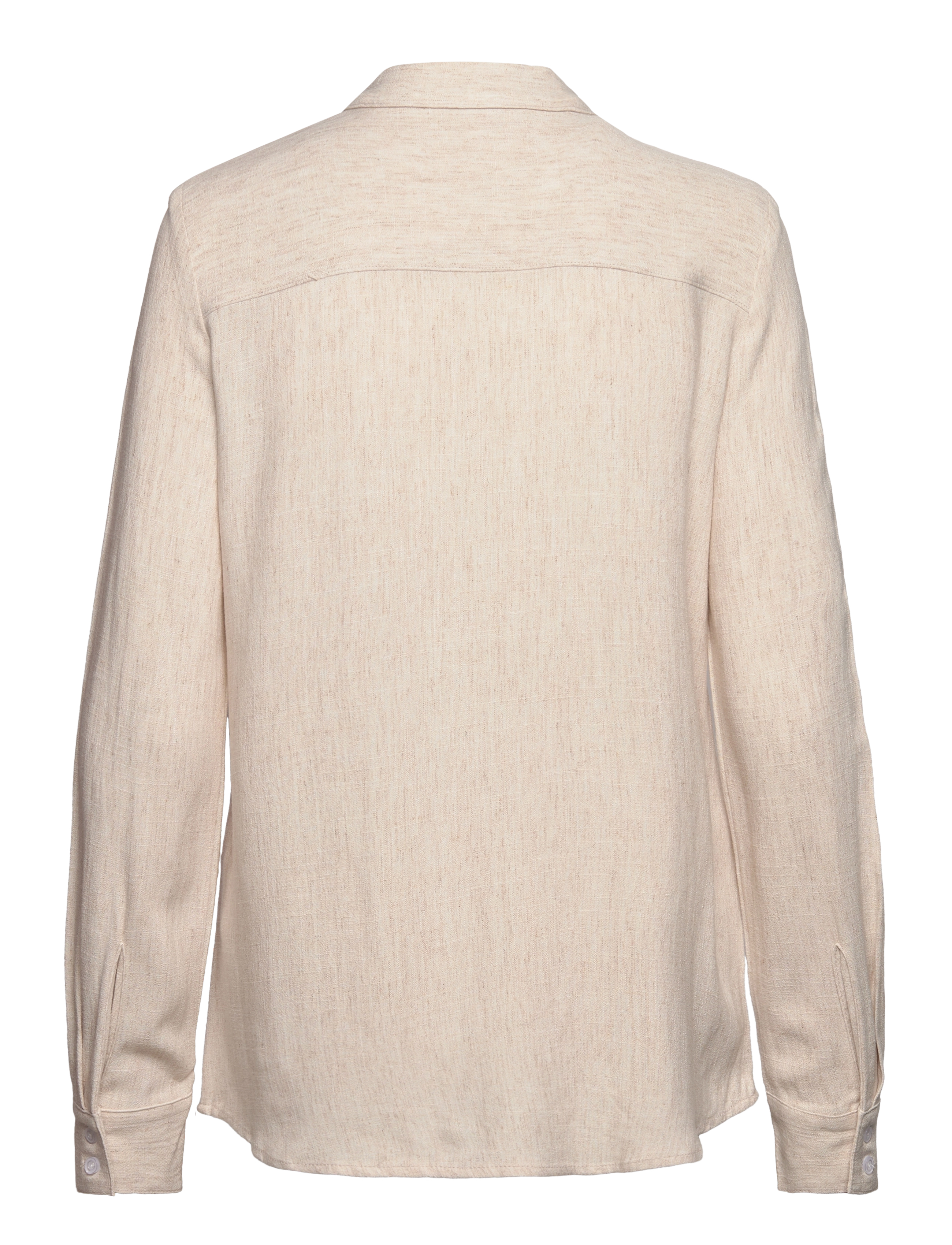Vero Moda - VMVERA LS LINEN OVERSIZED SHIRT - langärmlige hemden - oatmeal - 2