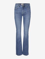 Vero Moda - VMFLASH MR FLARED JEANS LI347 GA NOOS - utsvängda jeans - medium blue denim - 0