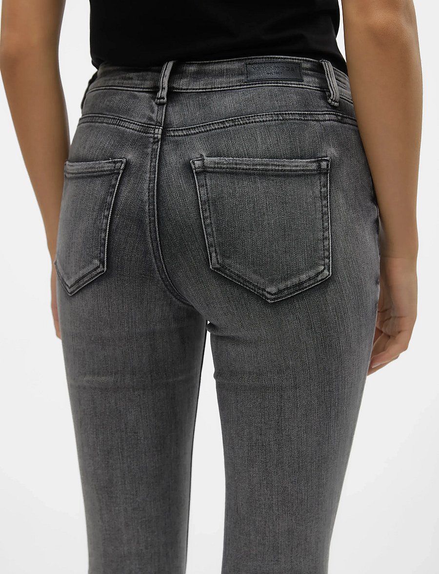 Vero Moda - VMFLASH MR FLARED JEANS LI213 GA NOOS - schlaghosen - medium grey denim - 5