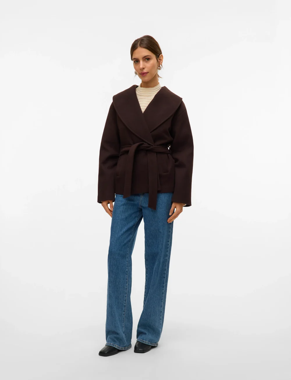 Vero Moda - VMANNE BERGEN JACKET GA NOOS - vinterjakker - chocolate torte - 3
