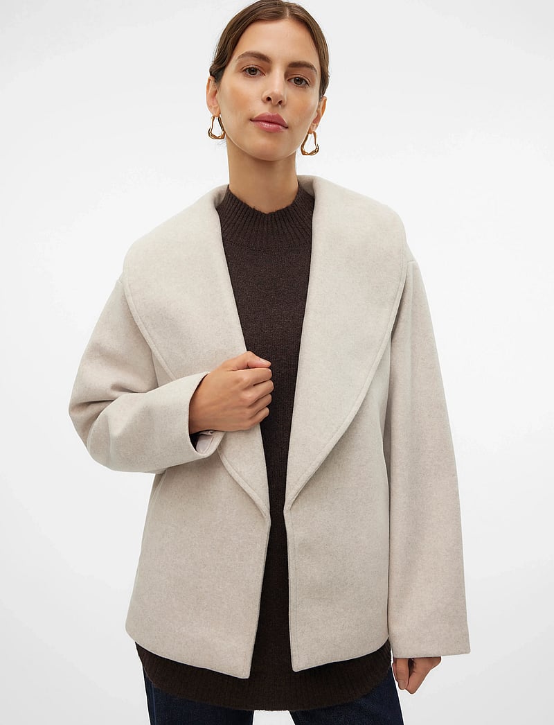 Vero Moda - VMANNE BERGEN JACKET LCS - vinterjakker - oatmeal - 5