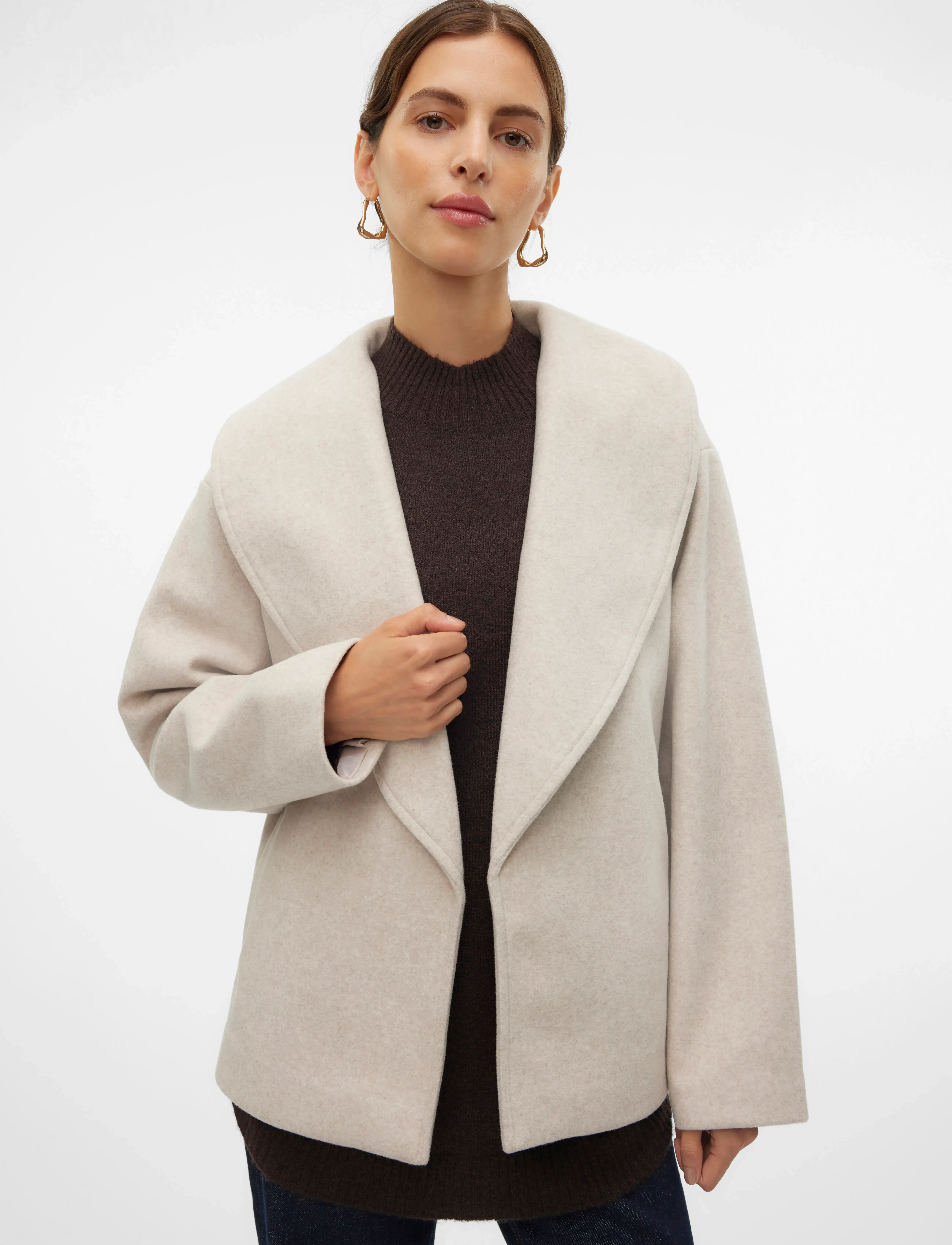 Vero Moda - VMANNE BERGEN JACKET LCS - vinterjakker - oatmeal - 5