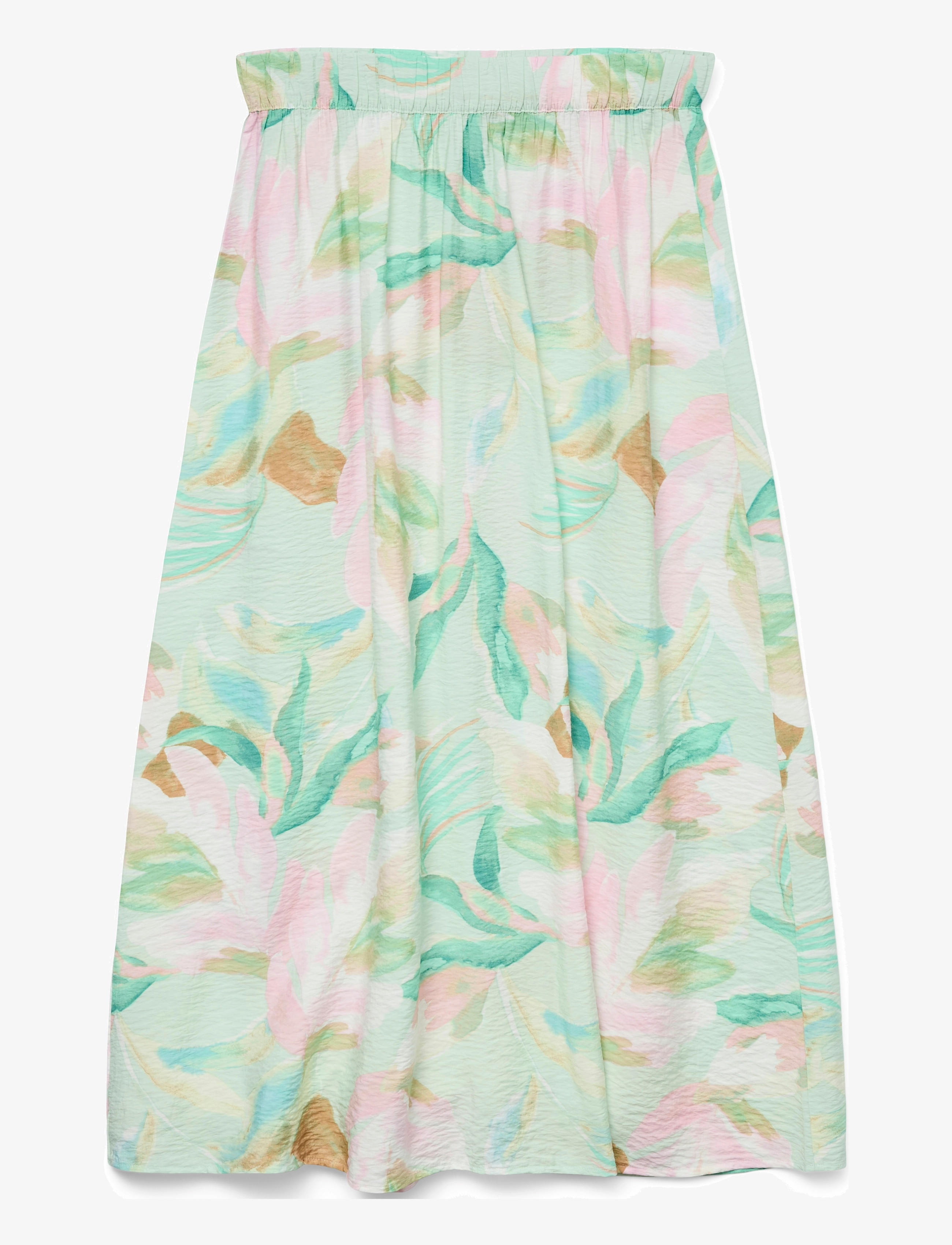 Vero Moda VMJOSIE 7/8 SKIRT WVN GA - Nederdele - BIRDS EGG GREEN / green