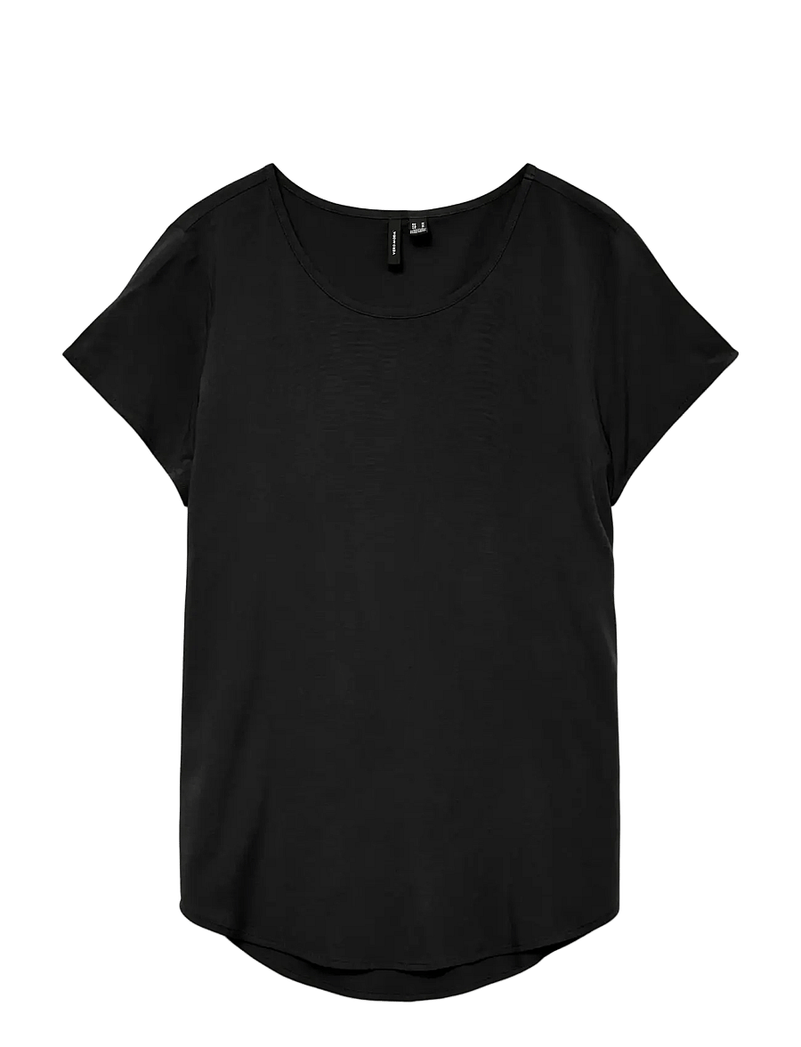 Vero Moda - VMBELLA SS TOP WVN NOOS - t-paidat - black - 1