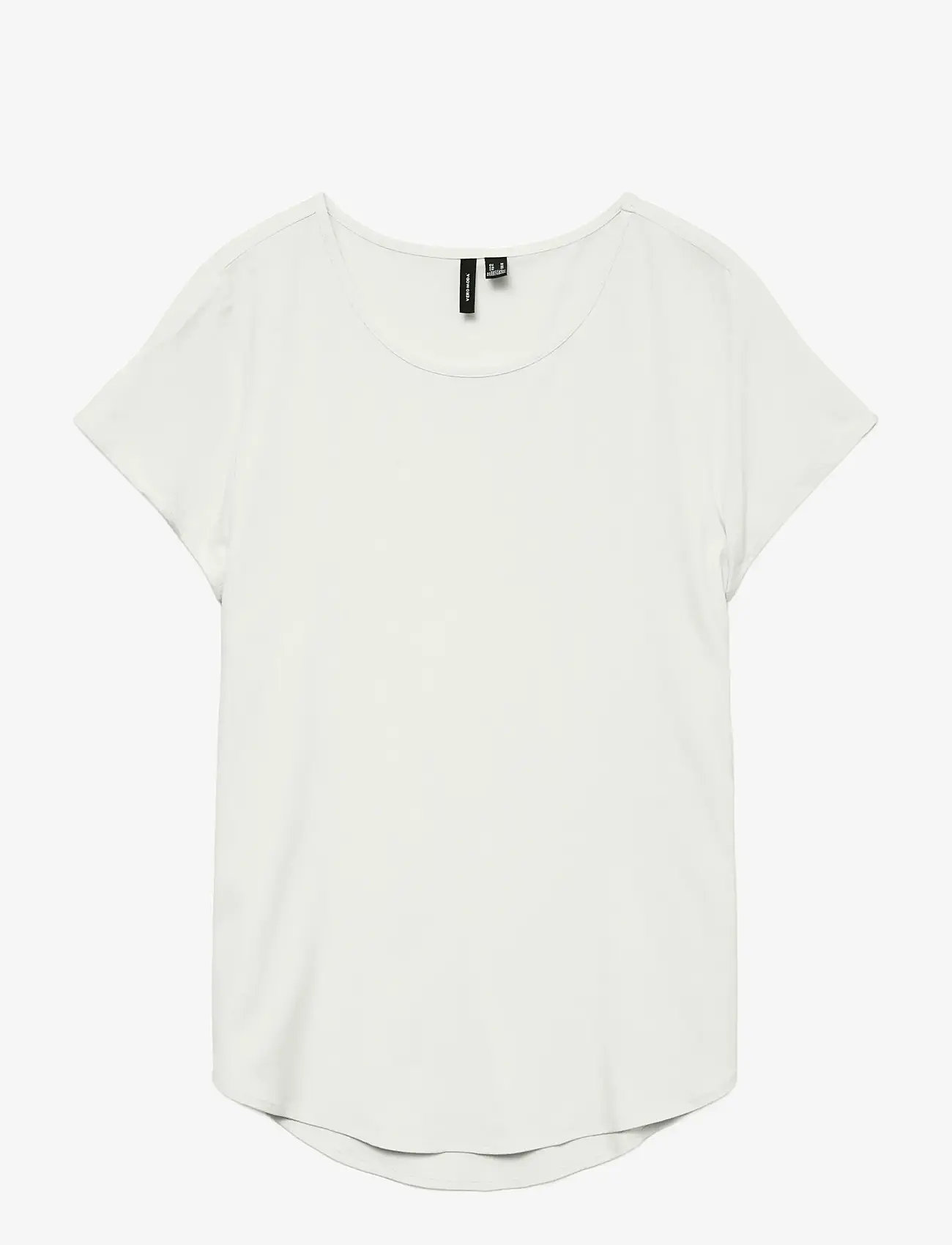Vero Moda - VMBELLA SS TOP WVN NOOS - t-shirts - snow white - 1