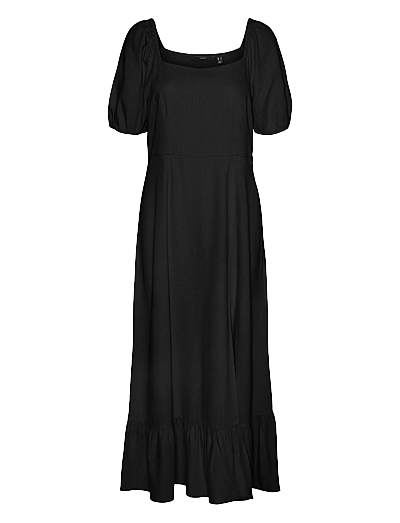 VERO MODA Vmmenny Ss 7/8 Kaftan Wijdvallende Jurk Met Elastische