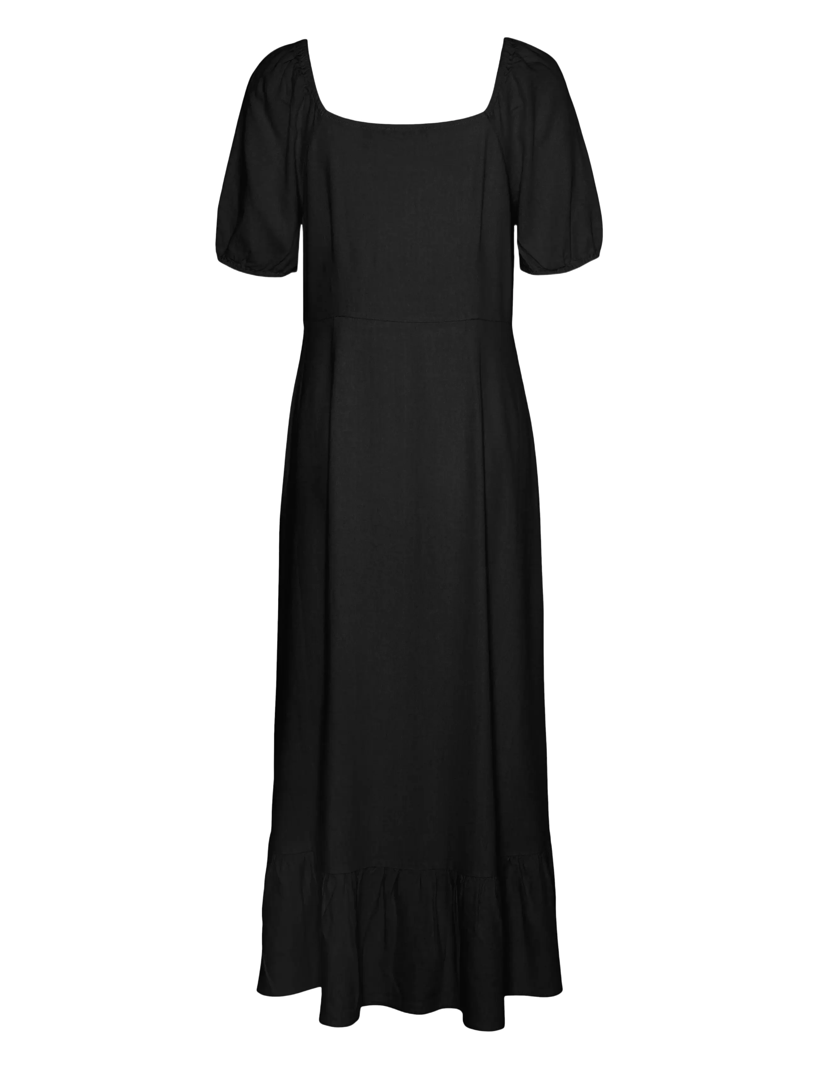Vero Moda - VMMYMILO SS 7/8 DRESS WVN GA - laveste priser - black - 2