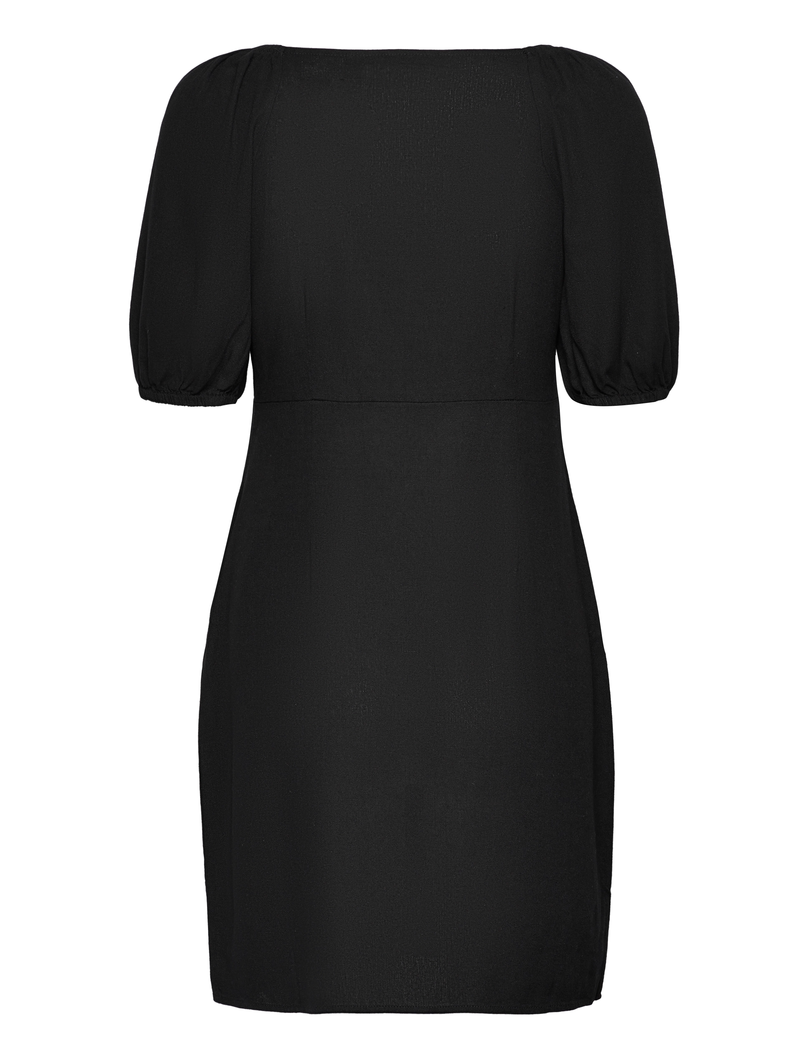 Vero Moda - VMMYMILO 2/4 SHORT BUTTON DRESS WVN GA - laveste priser - black - 2