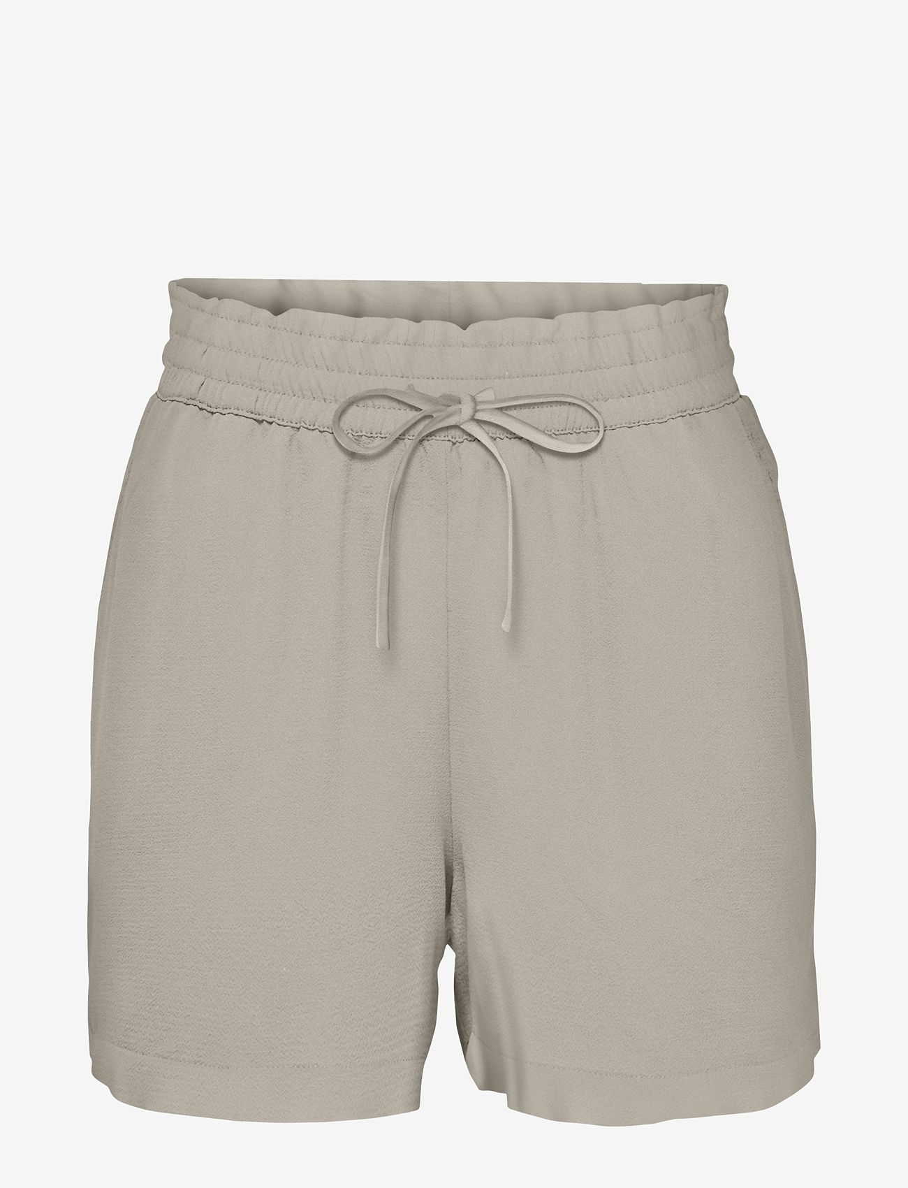 Vero Moda - VMMYMILO HW PAPERBAG SHORTS WVN  GA - linased lühikesed püksid - silver lining - 1
