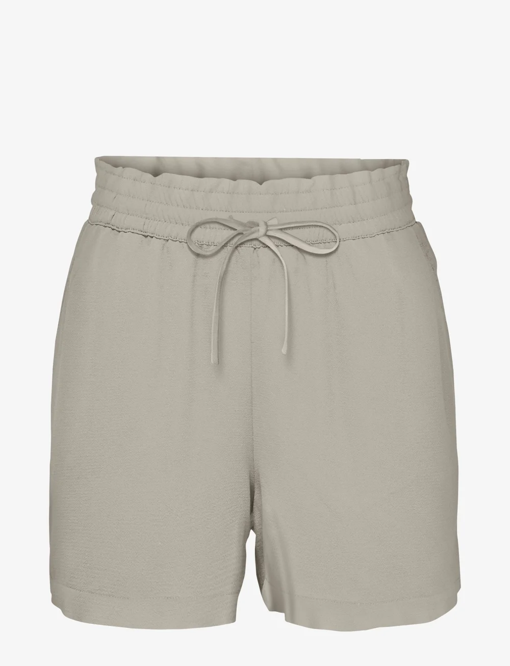 Vero Moda - VMMYMILO HW PAPERBAG SHORTS WVN GA - linased lühikesed püksid - silver lining - 1
