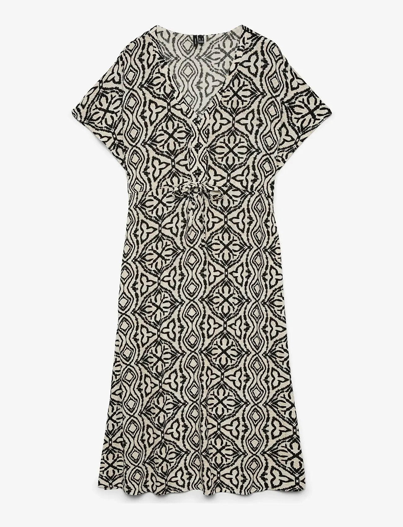 Vero Moda - VMMENNY SS 7/8 KAFTAN WVN GA - summer dresses - birch - 0