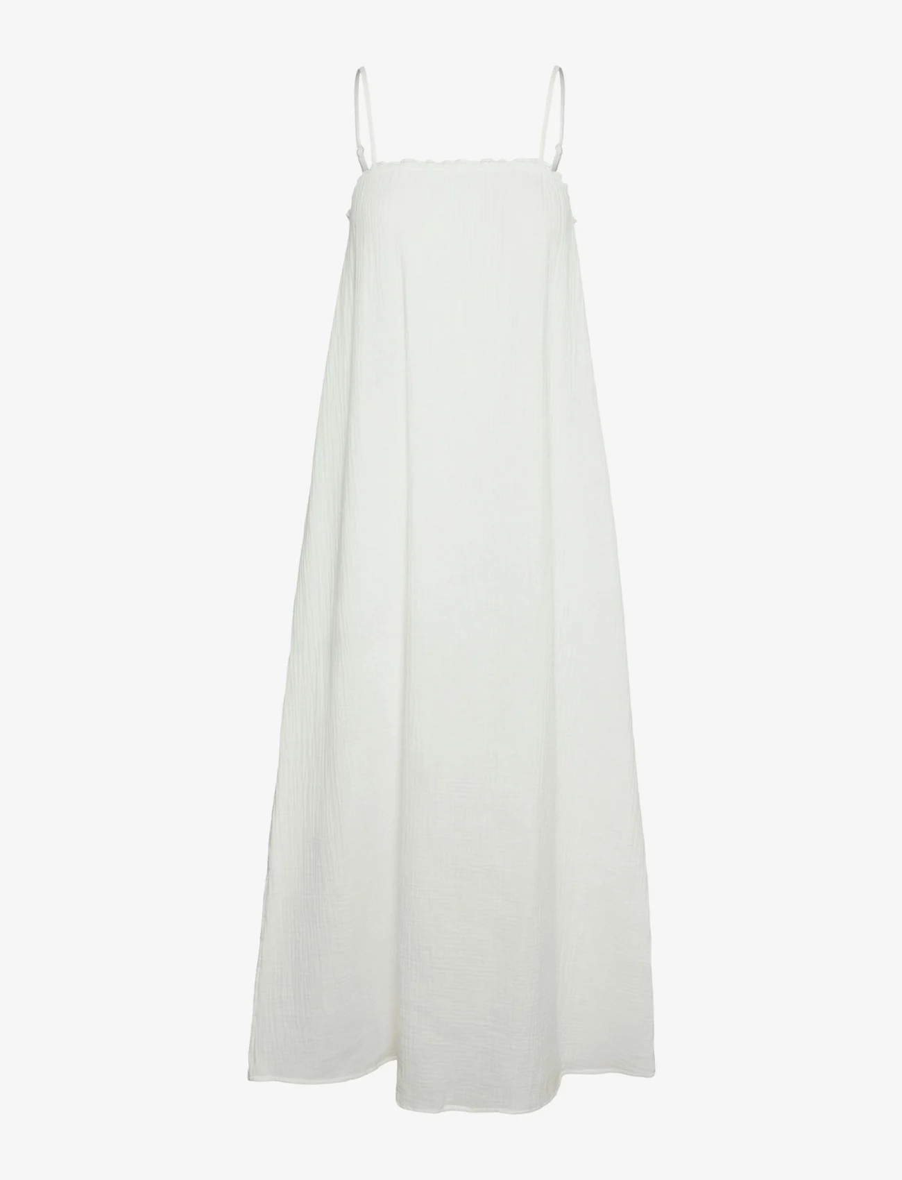 Vero Moda - VMNATALI SINGLET DRESS WVN GA SPE - slip dresses - snow white - 1
