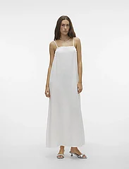 Vero Moda - VMNATALI SINGLET DRESS WVN GA SPE - slip dresses - snow white - 0