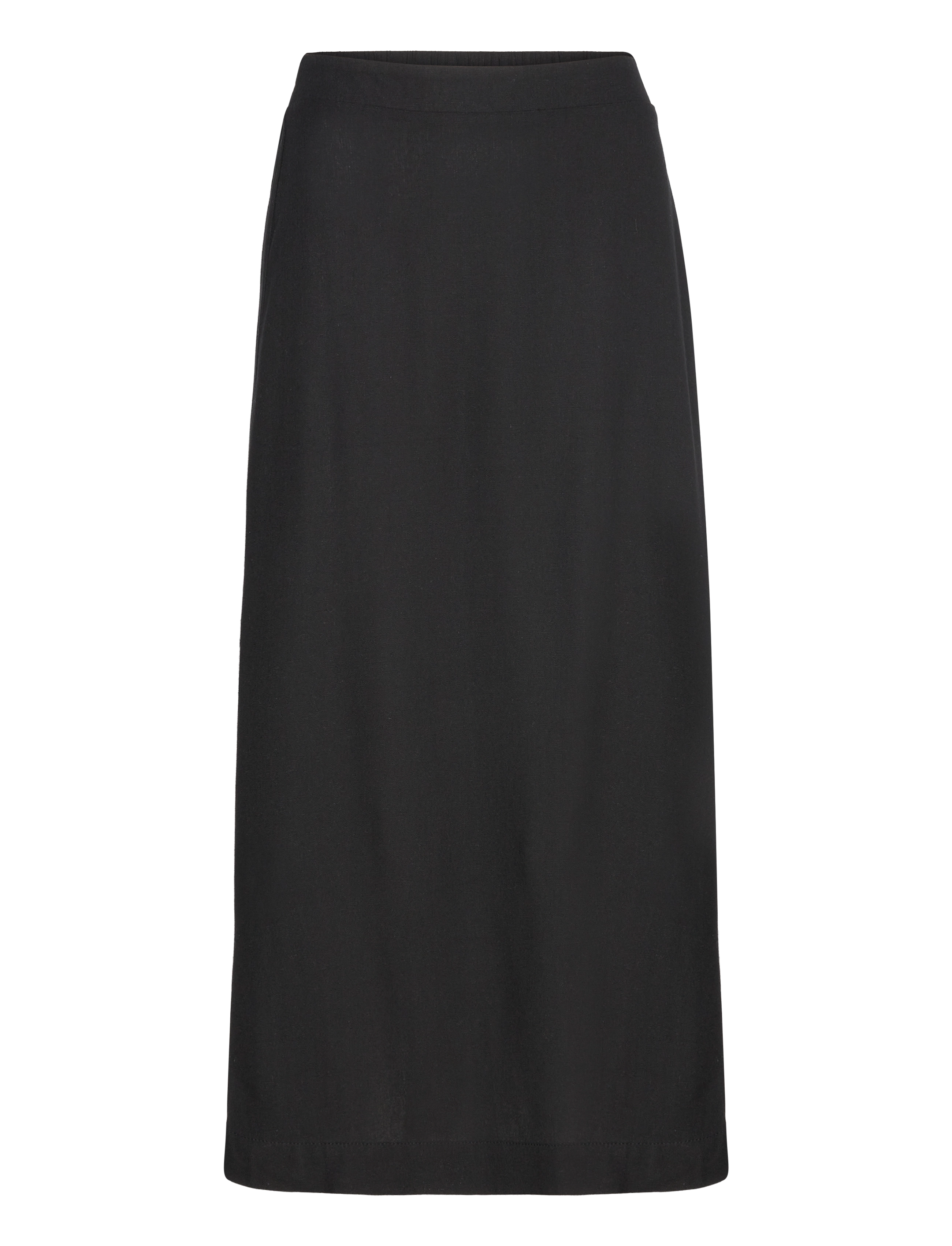 Vero Moda VMMYMILO HW 7/8 SKIRT WVN GA - Seelikud - BLACK / black