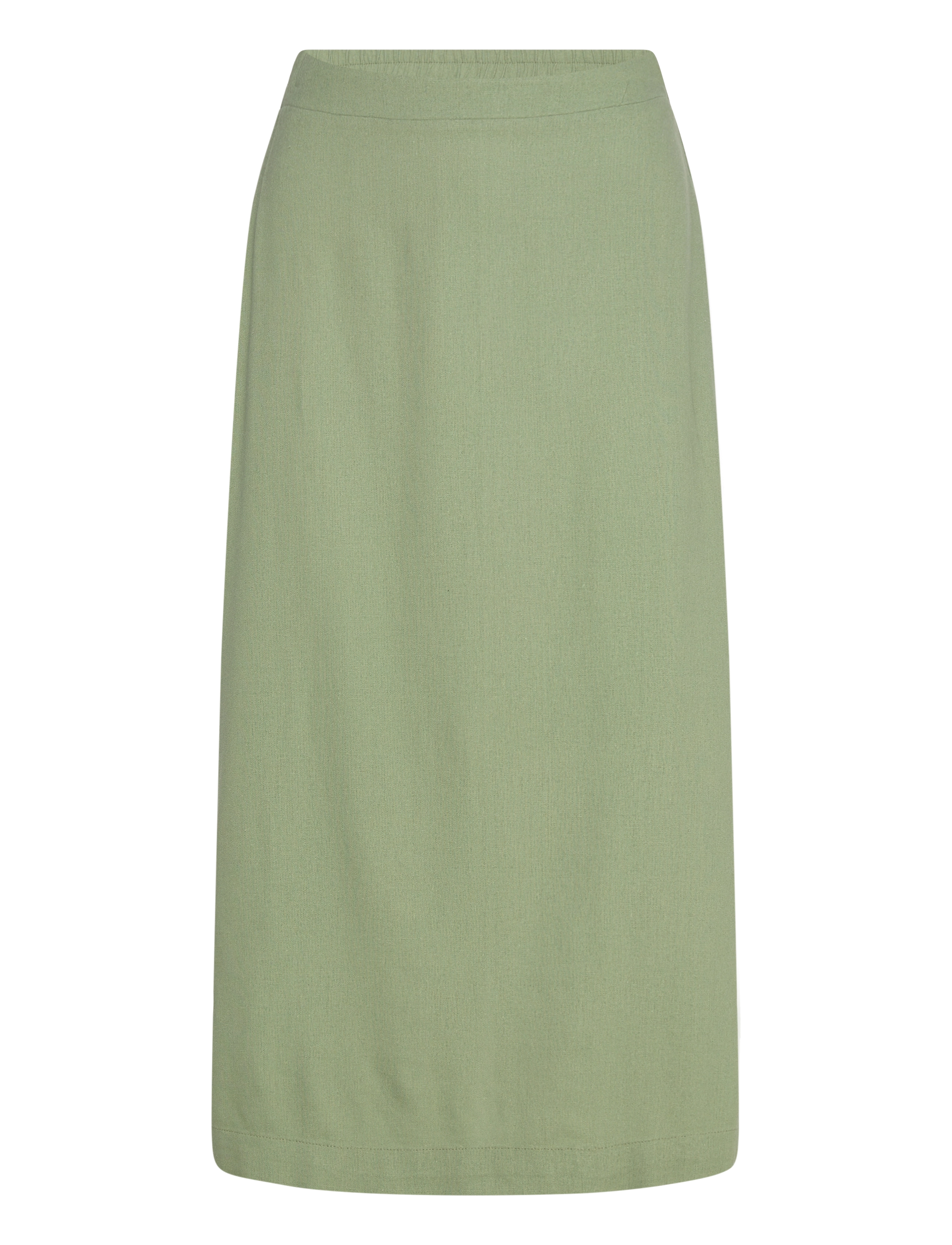 Vero Moda VMMYMILO HW 7/8 SKIRT WVN GA - Kjolar - HEDGE GREEN / green