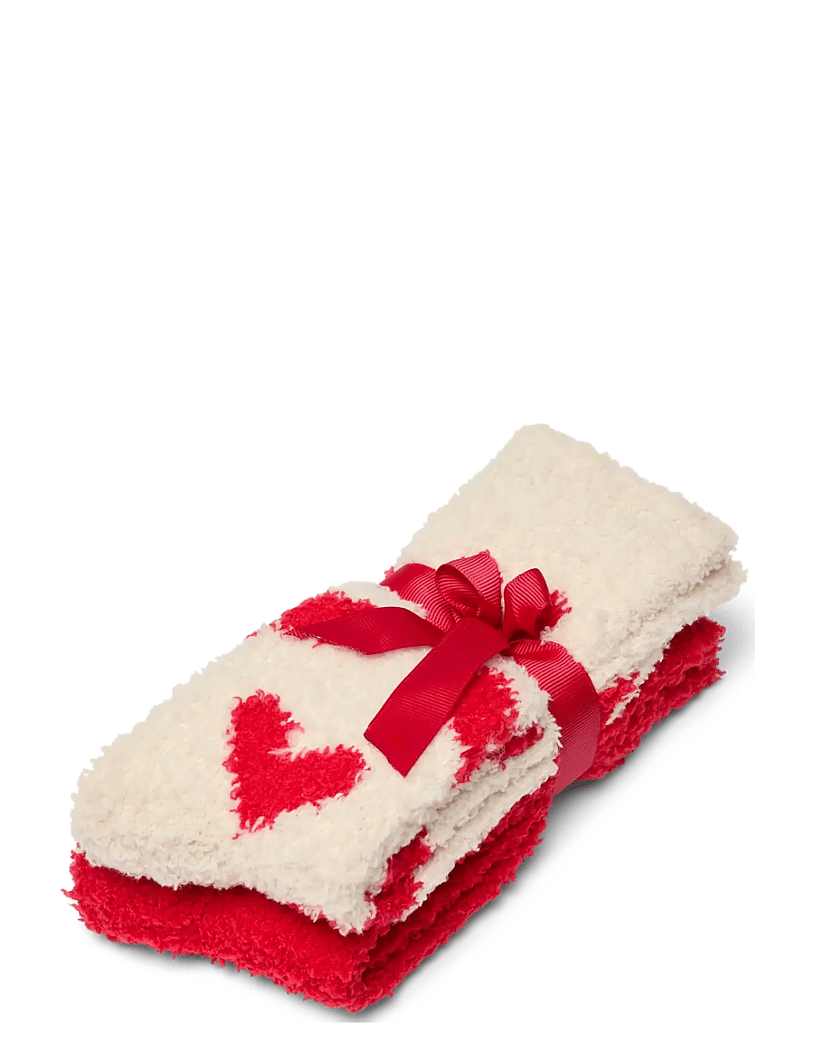 Vero Moda - VMDORA FLUFFY SOCKS 2-PACK XMAS - chinese red - 0
