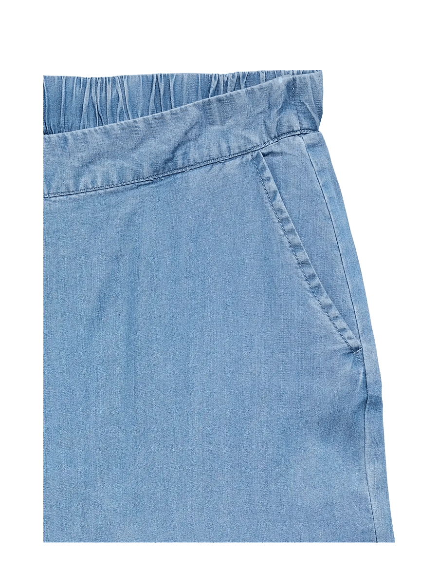 Vero Moda - VMBREE MR WIDE TENCEL CULOTTE GA NOOS - culotte püksid - medium blue denim - 2