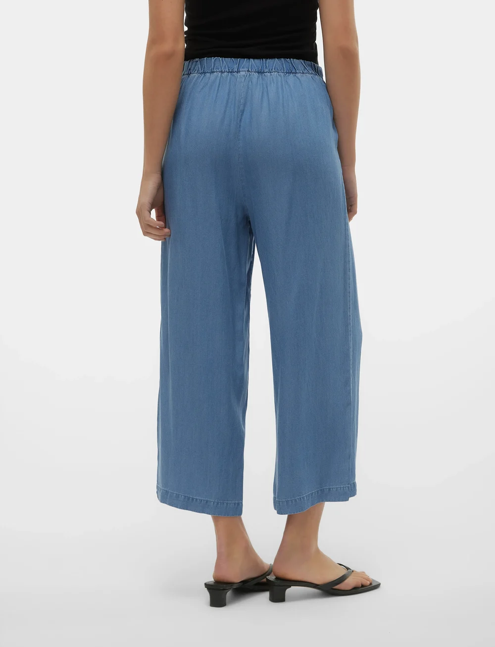 Vero Moda - VMBREE MR WIDE TENCEL CULOTTE GA NOOS - culotte püksid - medium blue denim - 3