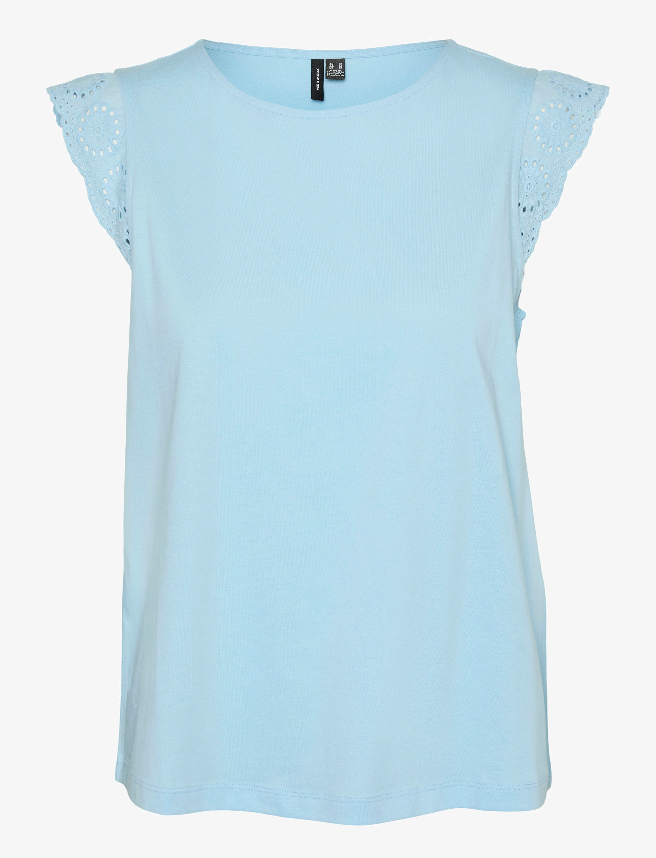 VERO MODA Vmemily Sl Gathering Oberteil Jrs Noos Blau - XS - Damen