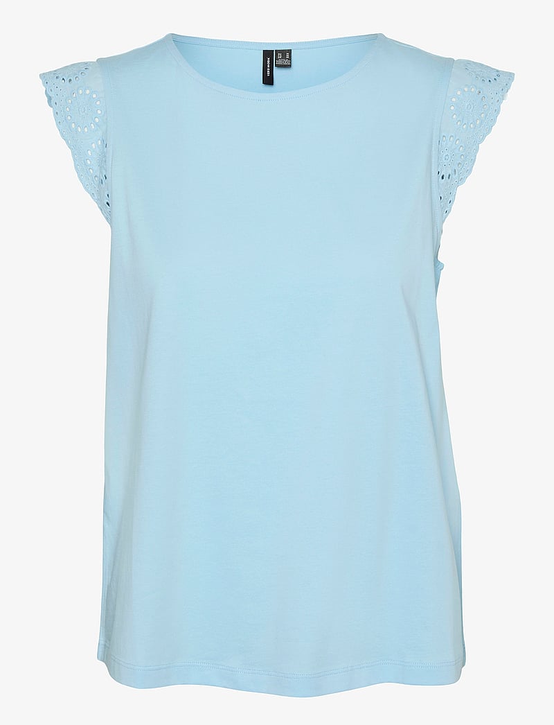 Vero Moda - VMEMILY SL GATHERING TOP JRS NOOS - Ærmeløse bluser - airy blue - 1