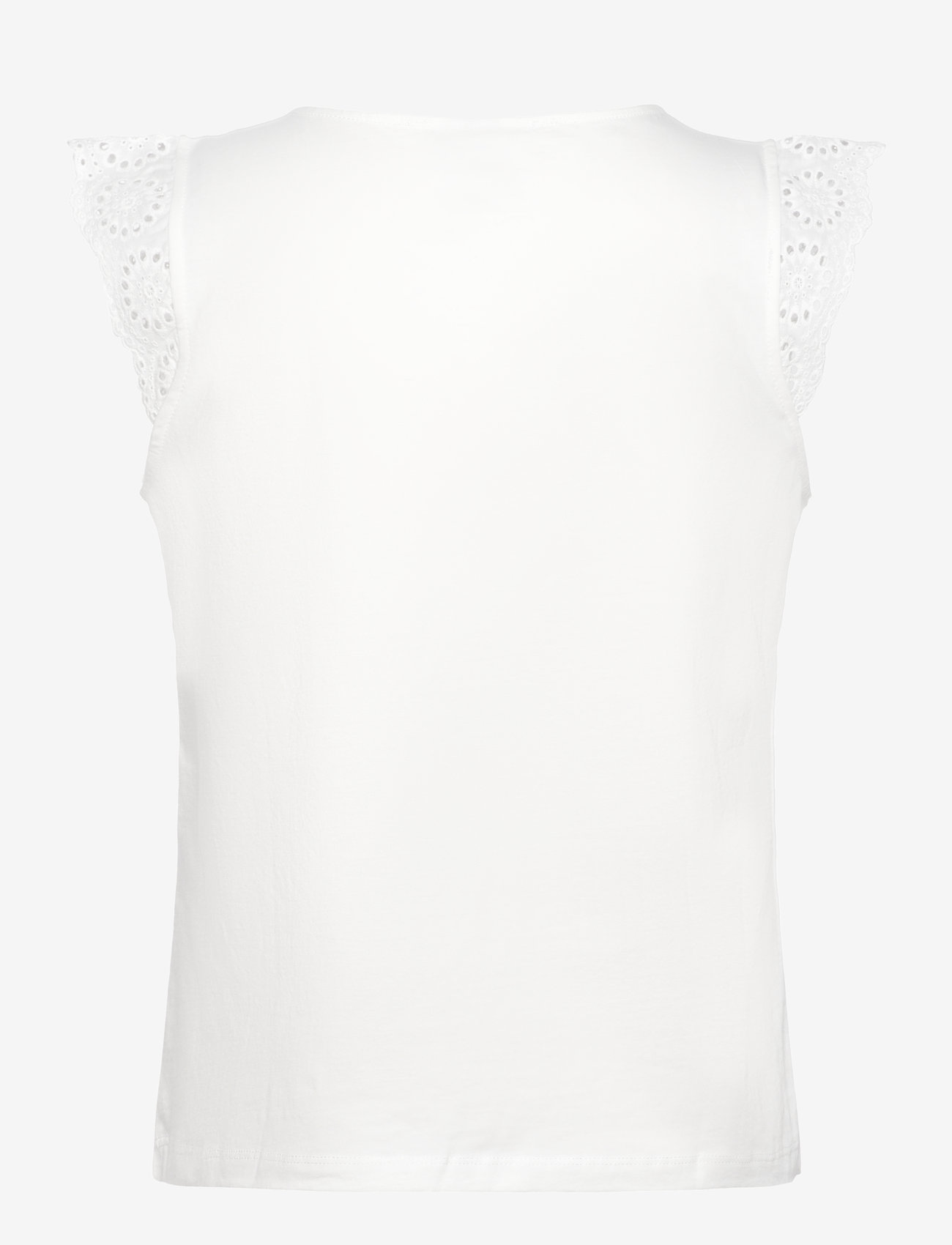 Vero Moda - VMEMILY SL GATHERING TOP JRS NOOS - Ærmeløse bluser - snow white - 2
