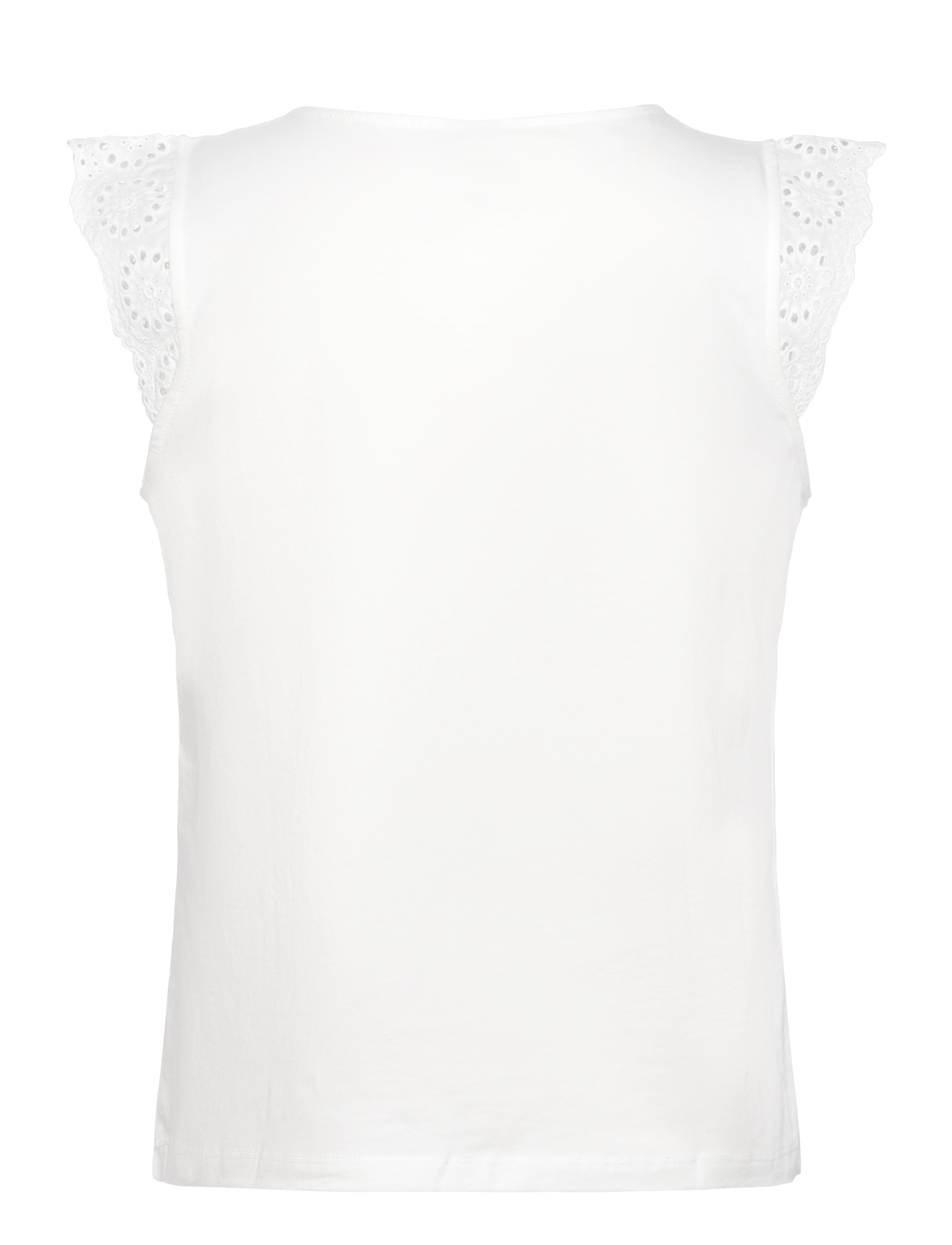 Vero Moda - VMEMILY SL GATHERING TOP JRS NOOS - sleeveless blouses - snow white - 2