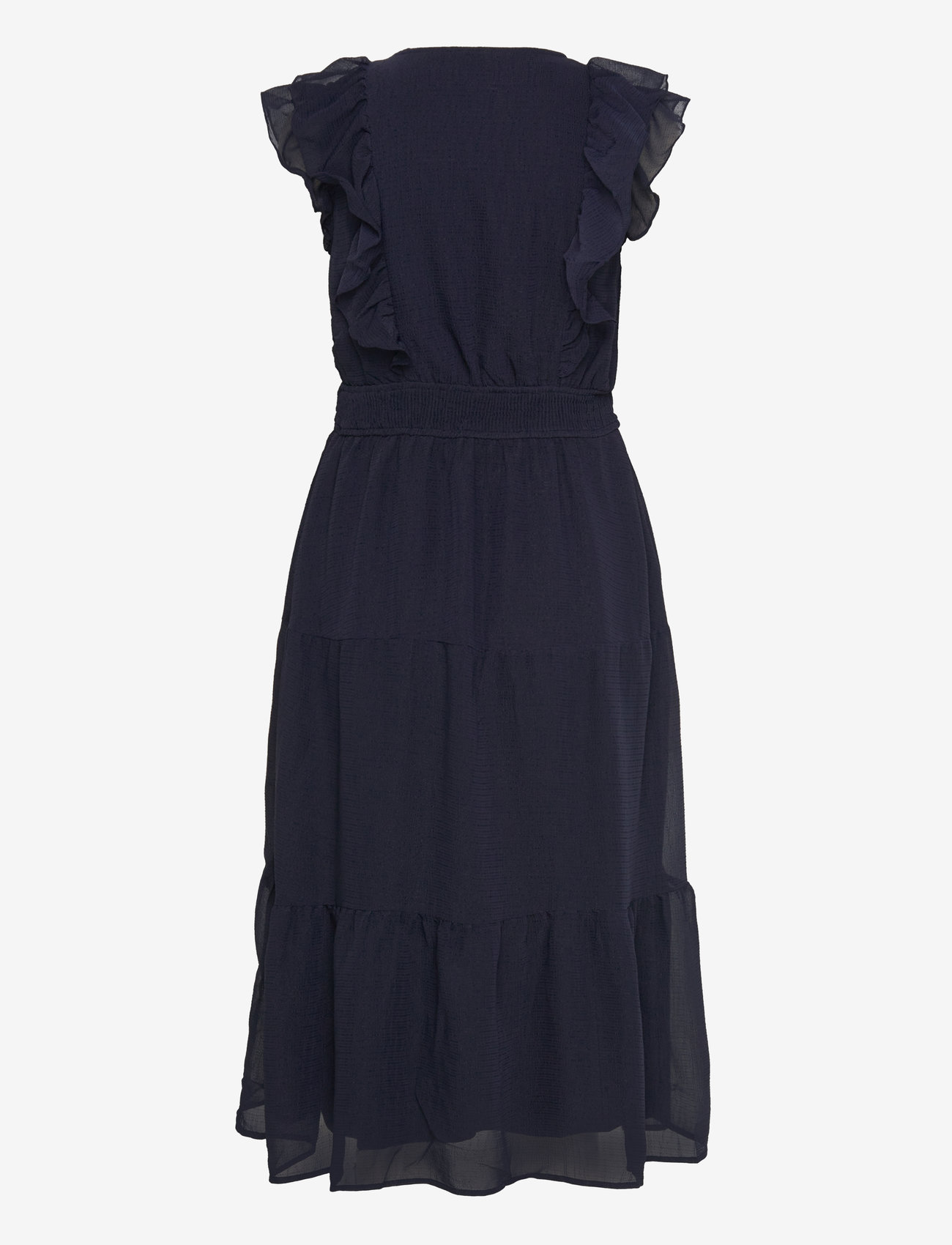 Vero Moda - VMEMILIE CAPSLEEVE CALF DRESS WVN CE - sommerkleider - navy blazer - 2