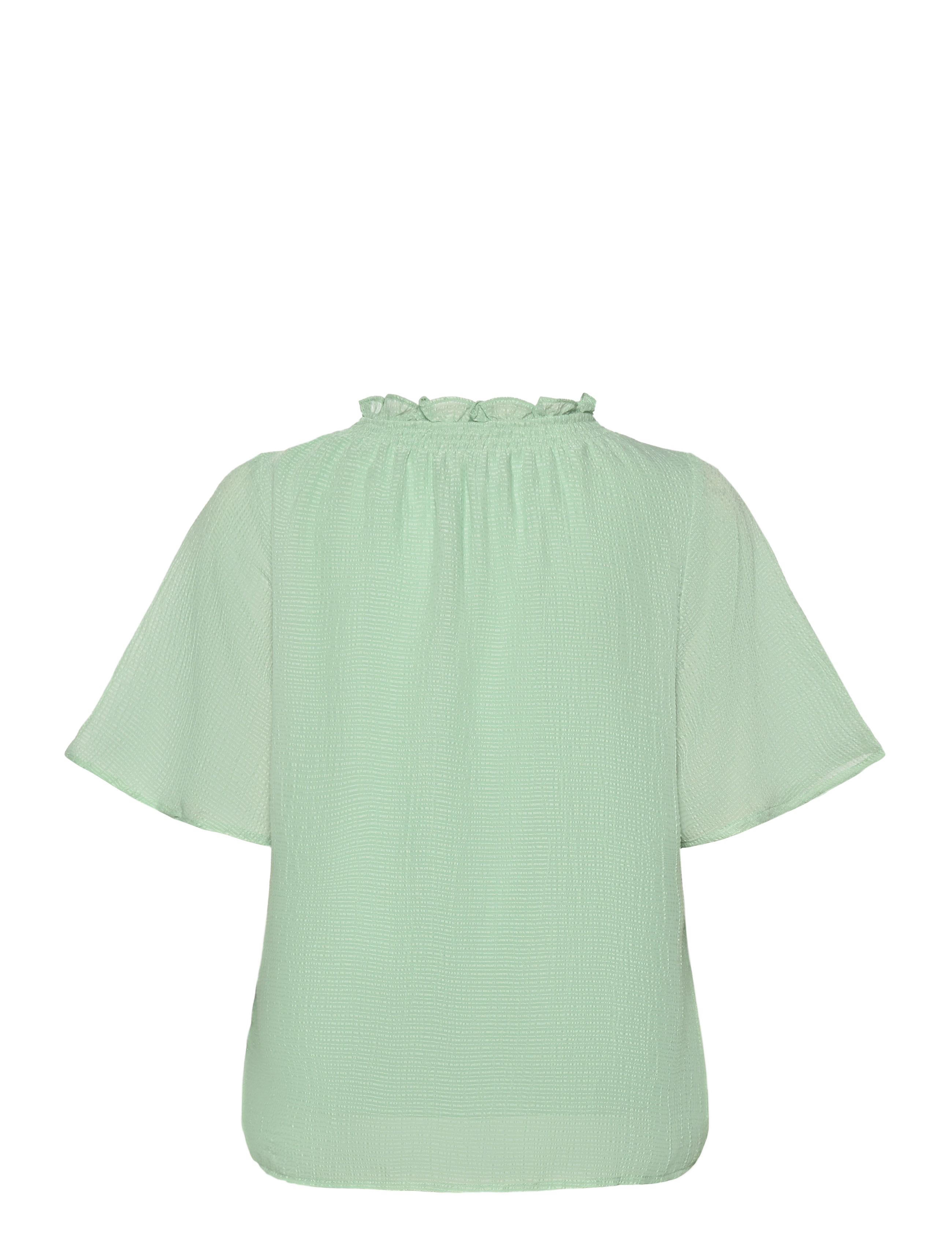 Vero Moda - VMEMILIE SS TOP WVN CE - kortærmede bluser - silt green - 1