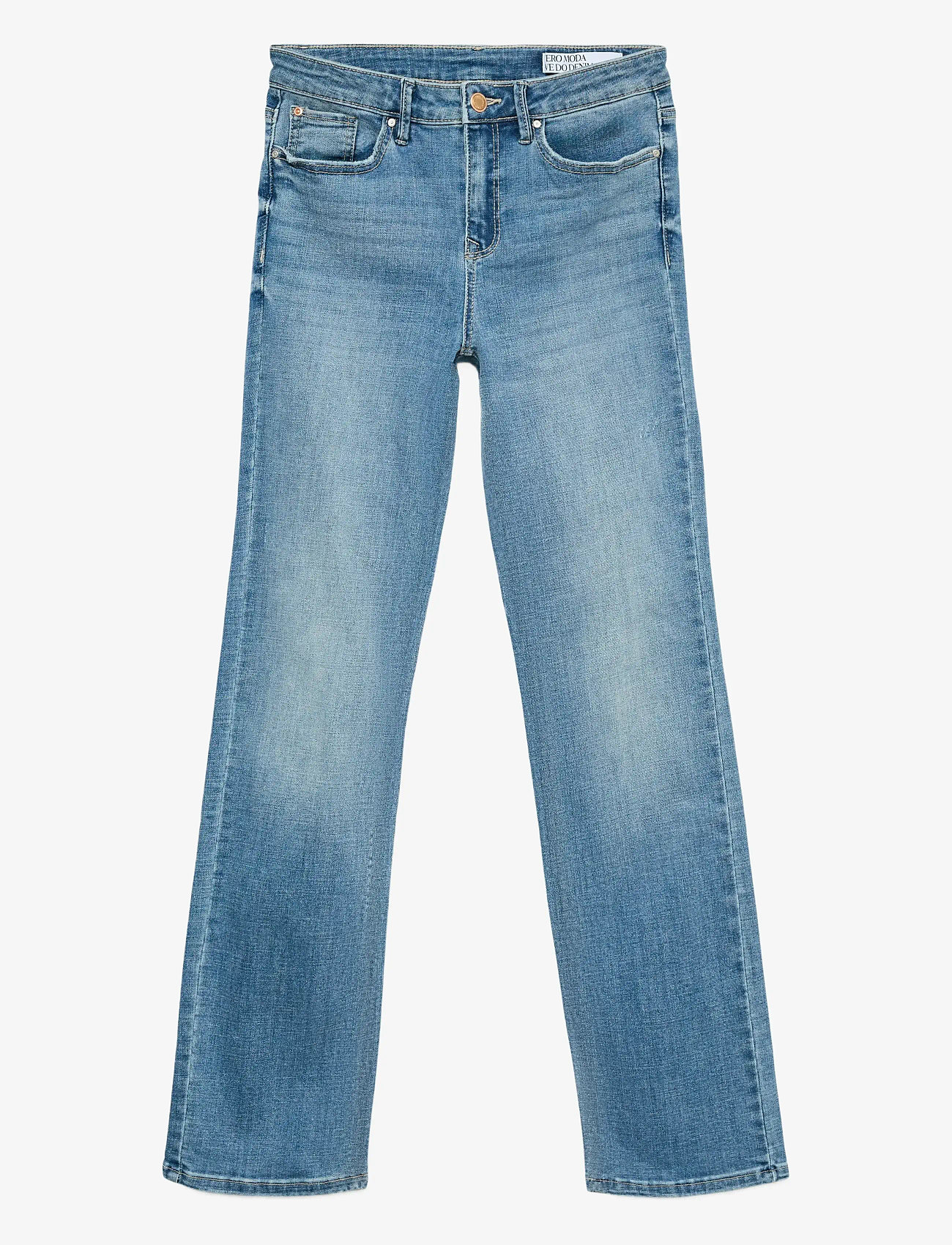 Vero Moda - VMFLASH MR STRAIGHT JEANS LI347 GA NOOS - sirge säärega teksad - medium blue denim - 1