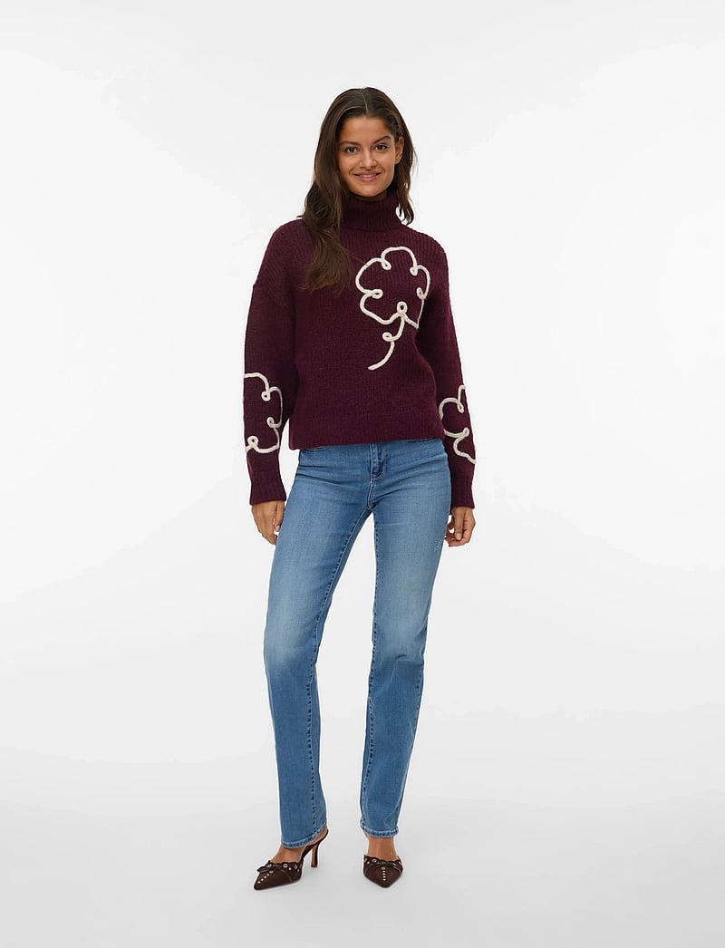 Vero Moda - VMFLASH MR STRAIGHT JEANS LI347 GA NOOS - sirge säärega teksad - medium blue denim - 0