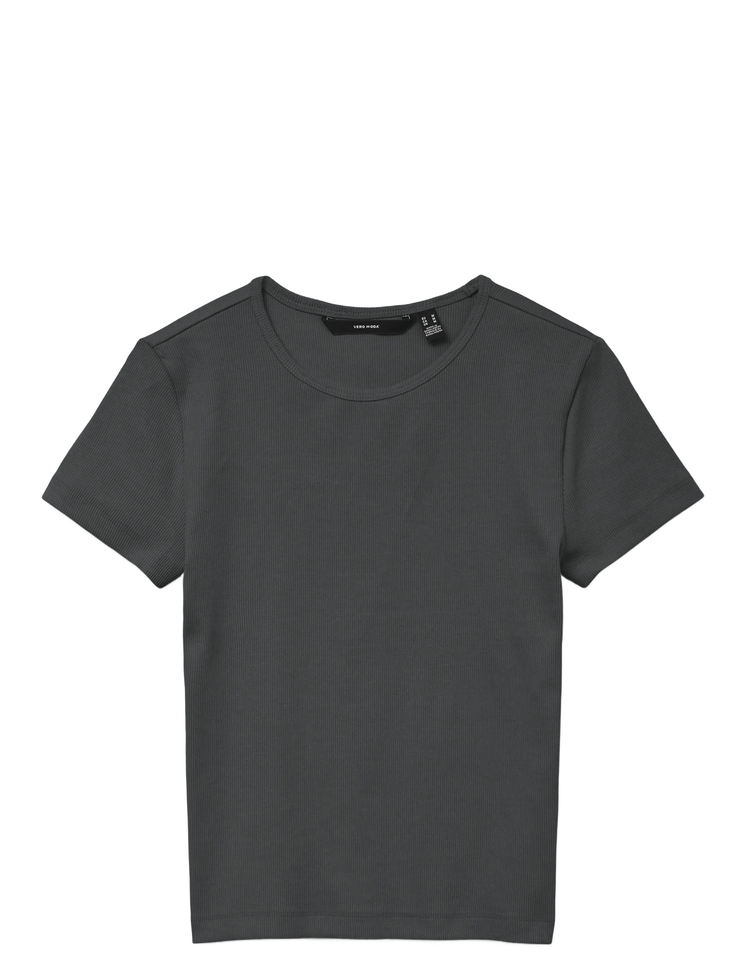 VERO MODA Vmchloe Ss Kurz Oberteil Jrs Noos Grau - M - Damen