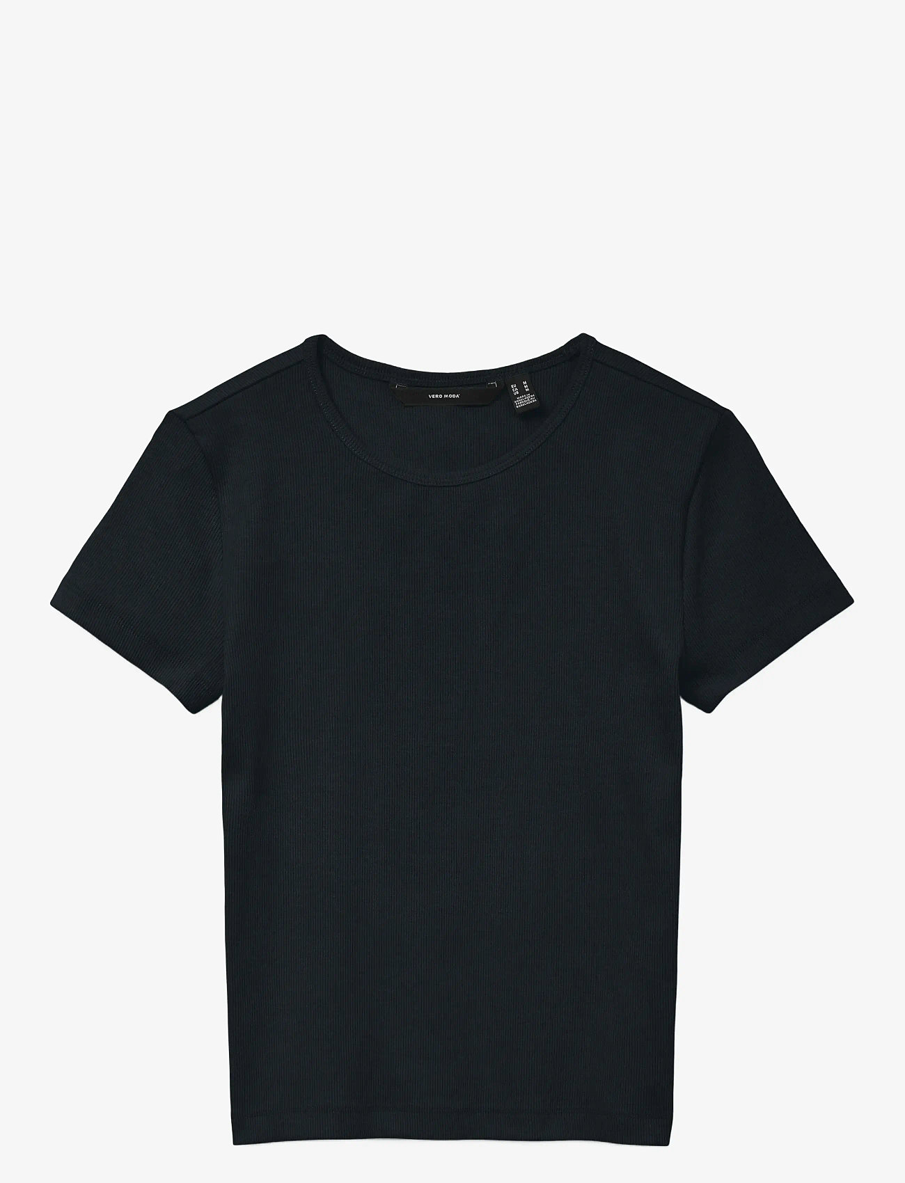 Vero Moda - VMCHLOE SS SHORT TOP JRS NOOS - t-shirts - black - 1