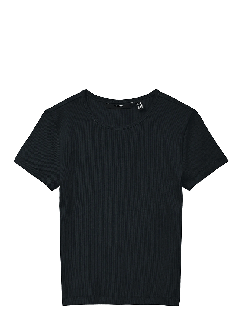 Vero Moda - VMCHLOE SS SHORT TOP JRS NOOS - marškinėliai - black - 1