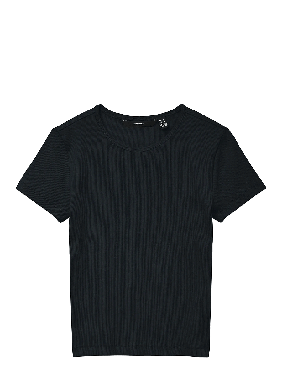 Vero Moda - VMCHLOE SS SHORT TOP JRS NOOS - t-särgid - black - 1