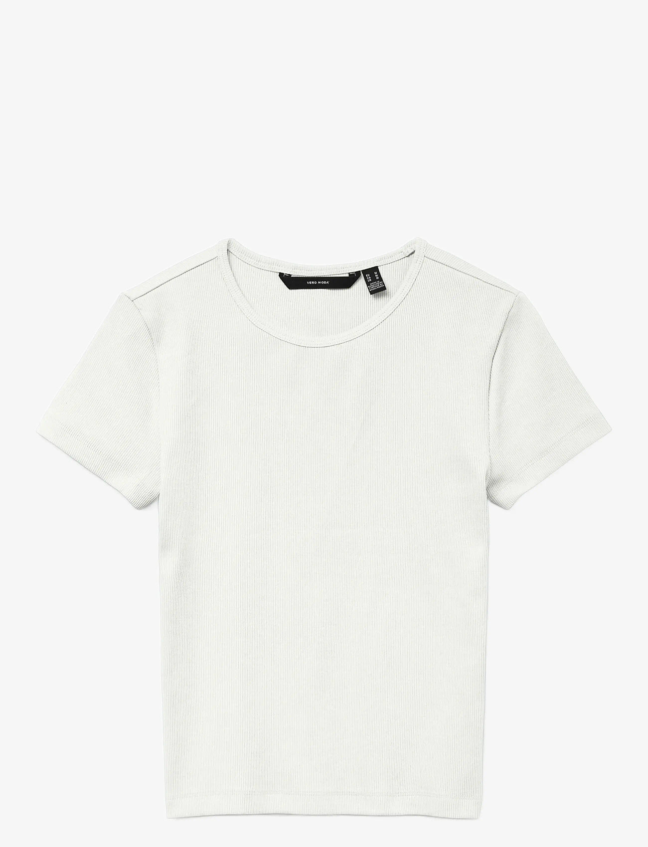 Vero Moda - VMCHLOE SS SHORT TOP JRS NOOS - t-shirts - snow white - 1