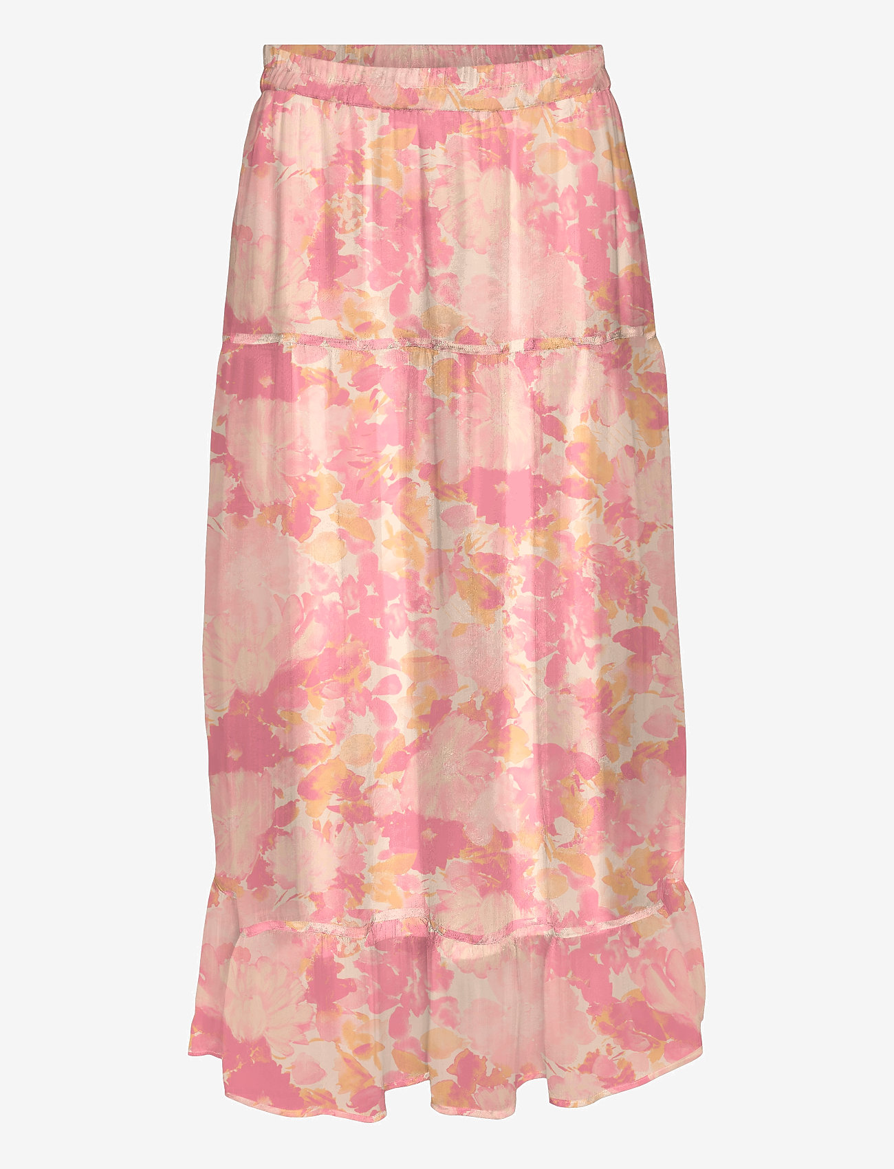 Vero Moda - VMSMILLA H/W ANKLE SKIRT WVN GA - midi-röcke - crystal pink - 0