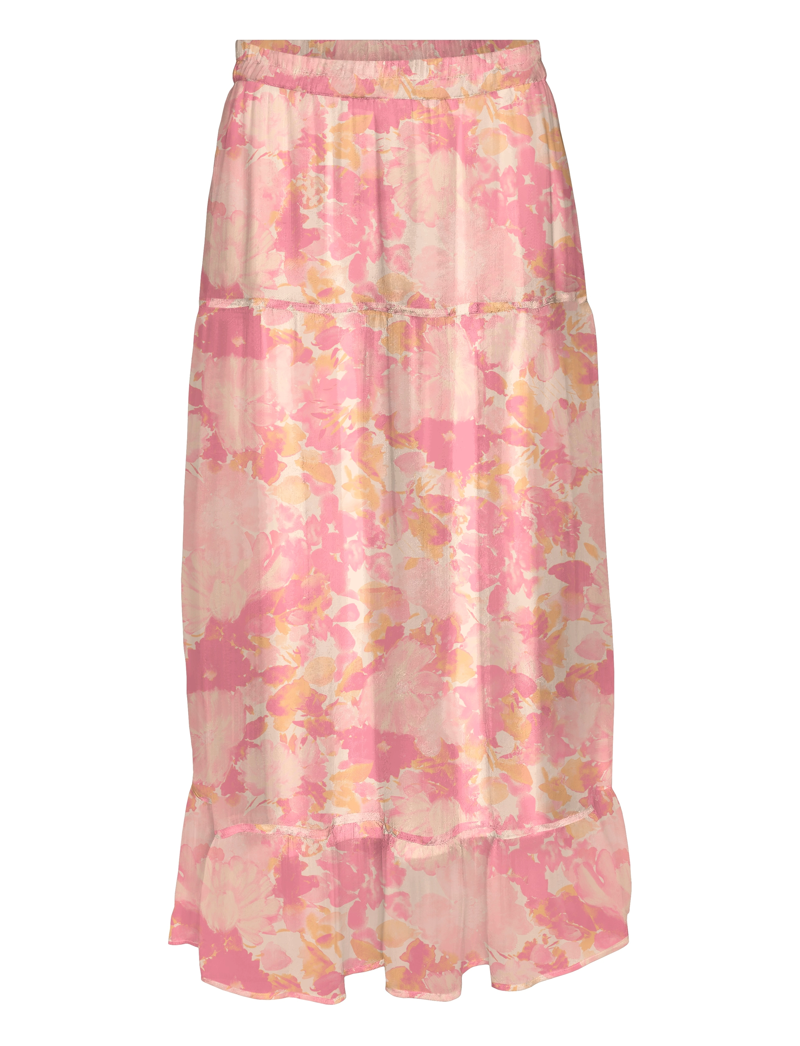 Vero Moda VMSMILLA H/W ANKLE SKIRT WVN GA - Nederdele - CRYSTAL PINK / pink/rose