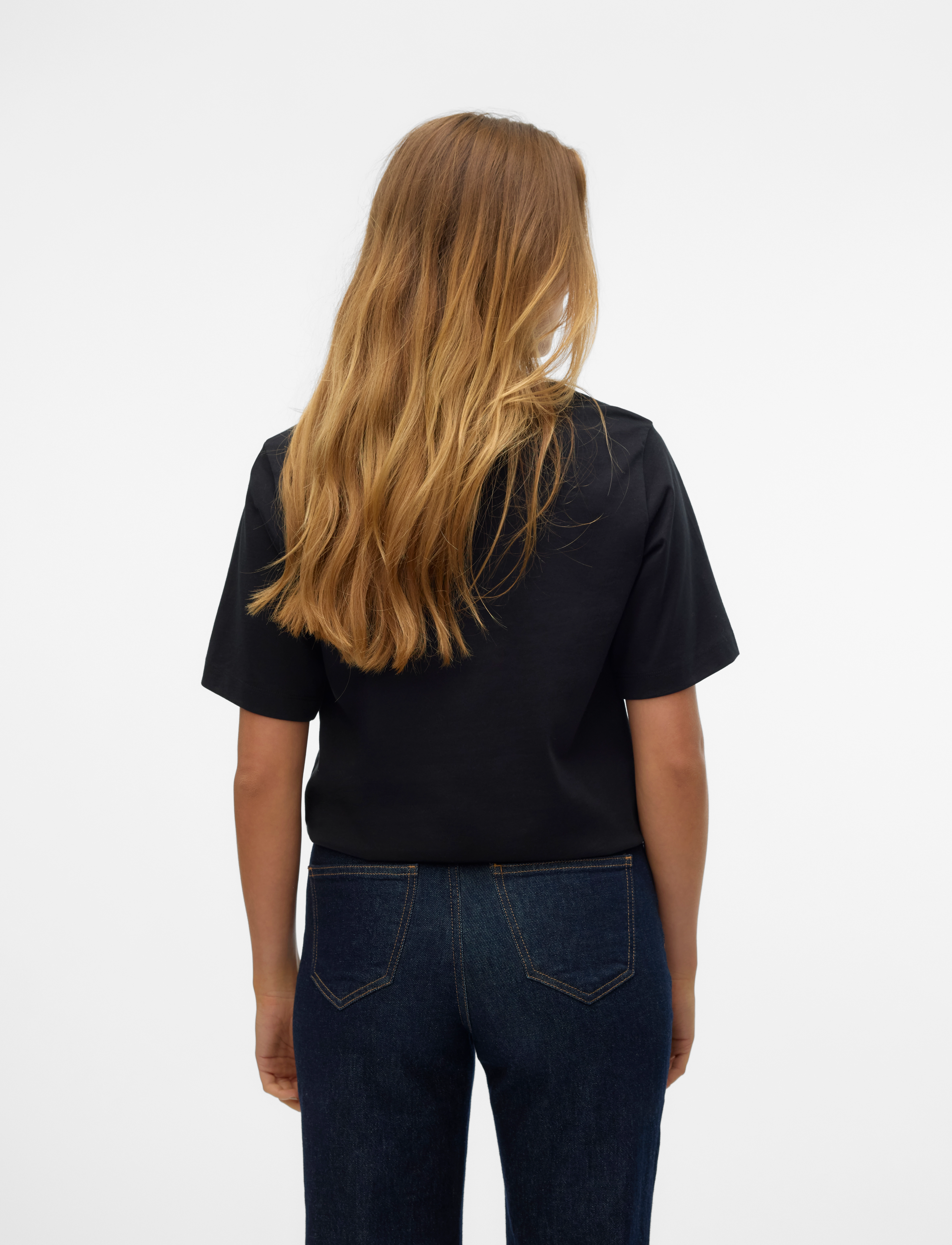 Vero Moda - VMDEMI SS O-NECK TOP JRS NOOS - black - 2