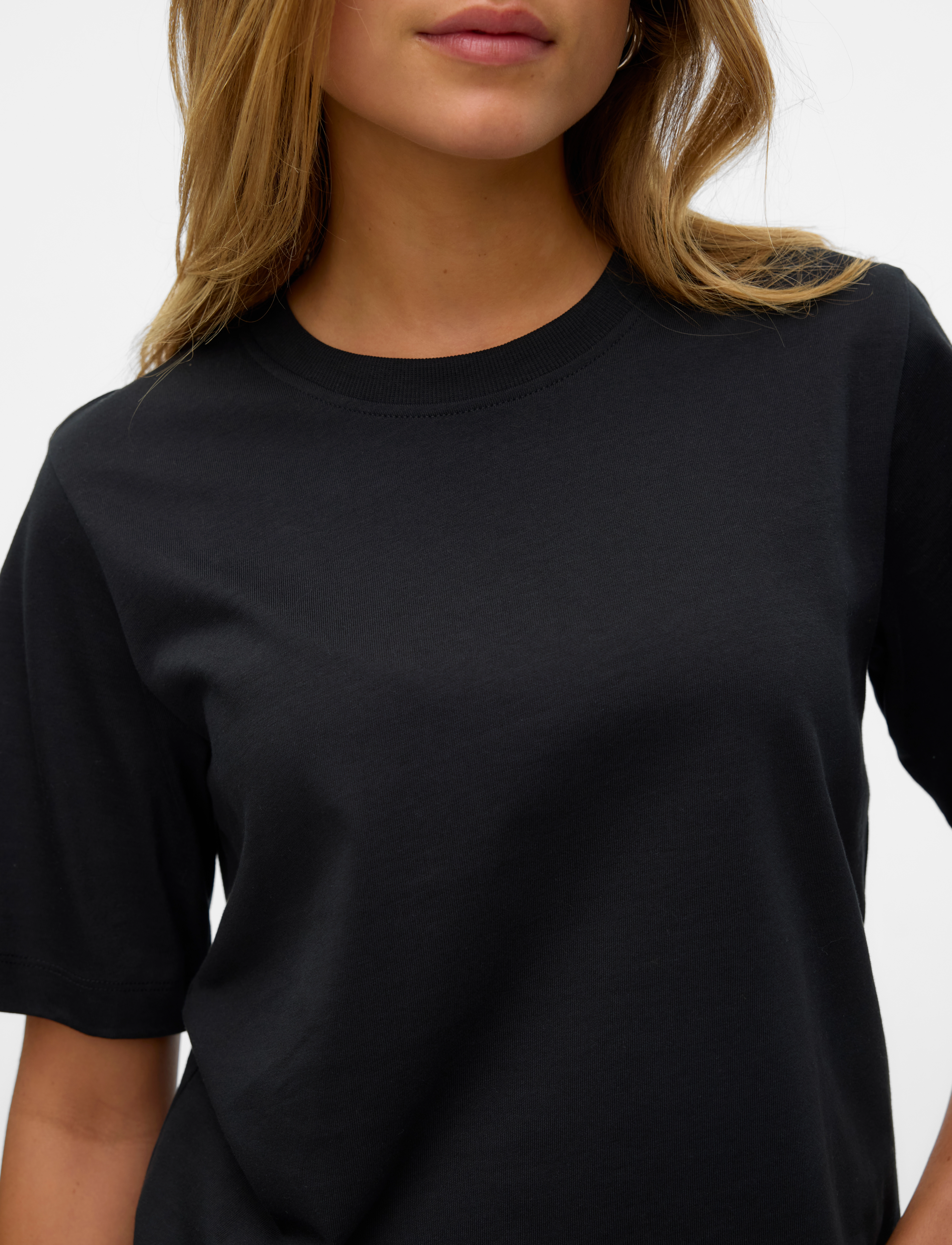 Vero Moda - VMDEMI SS O-NECK TOP JRS NOOS - black - 5