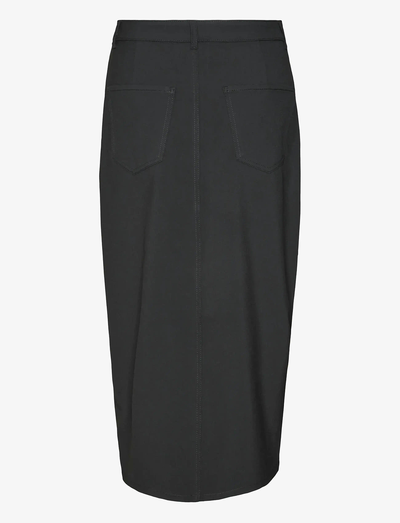 Vero Moda - VMSASIE HR SKIRT - midi nederdele - black - 2