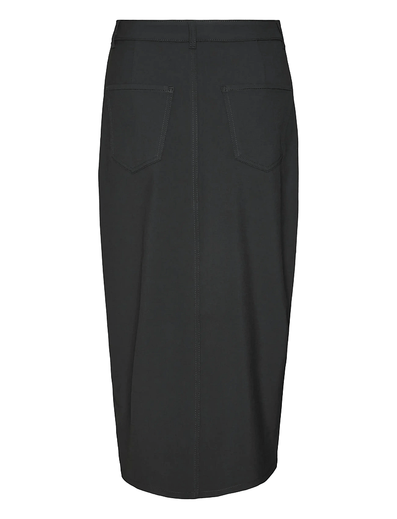Vero Moda - VMSASIE HR SKIRT - midi nederdele - black - 2