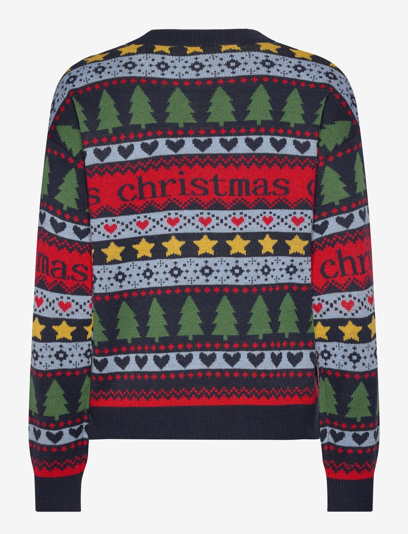 Vero Moda - VMHAPPY FROSTLIGHT LS O-NECK PULL. XMAS - jumpers - navy blazer - 1