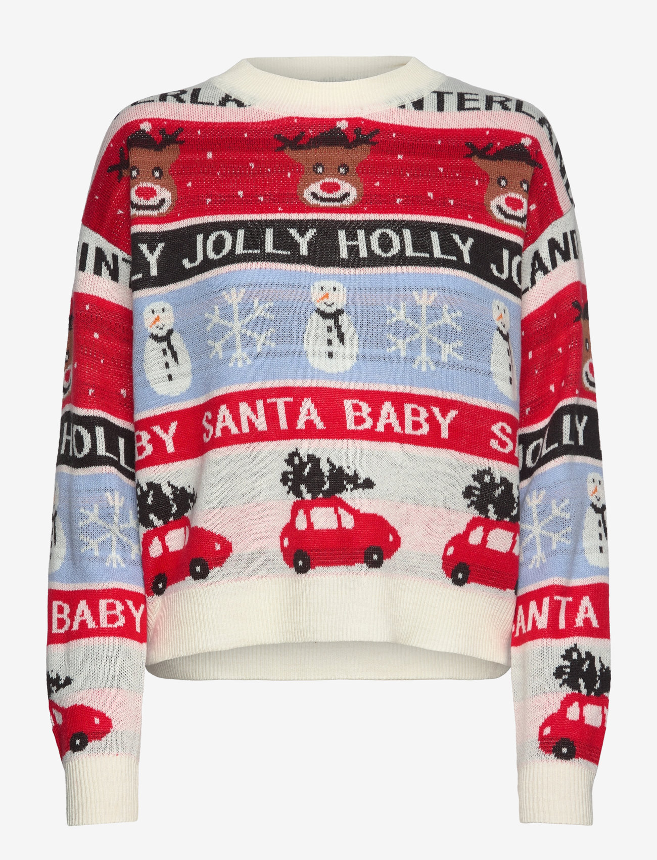 Vero Moda Vmholly Jollyflakes Ls O-neck – knitwear – shop at  Booztlet