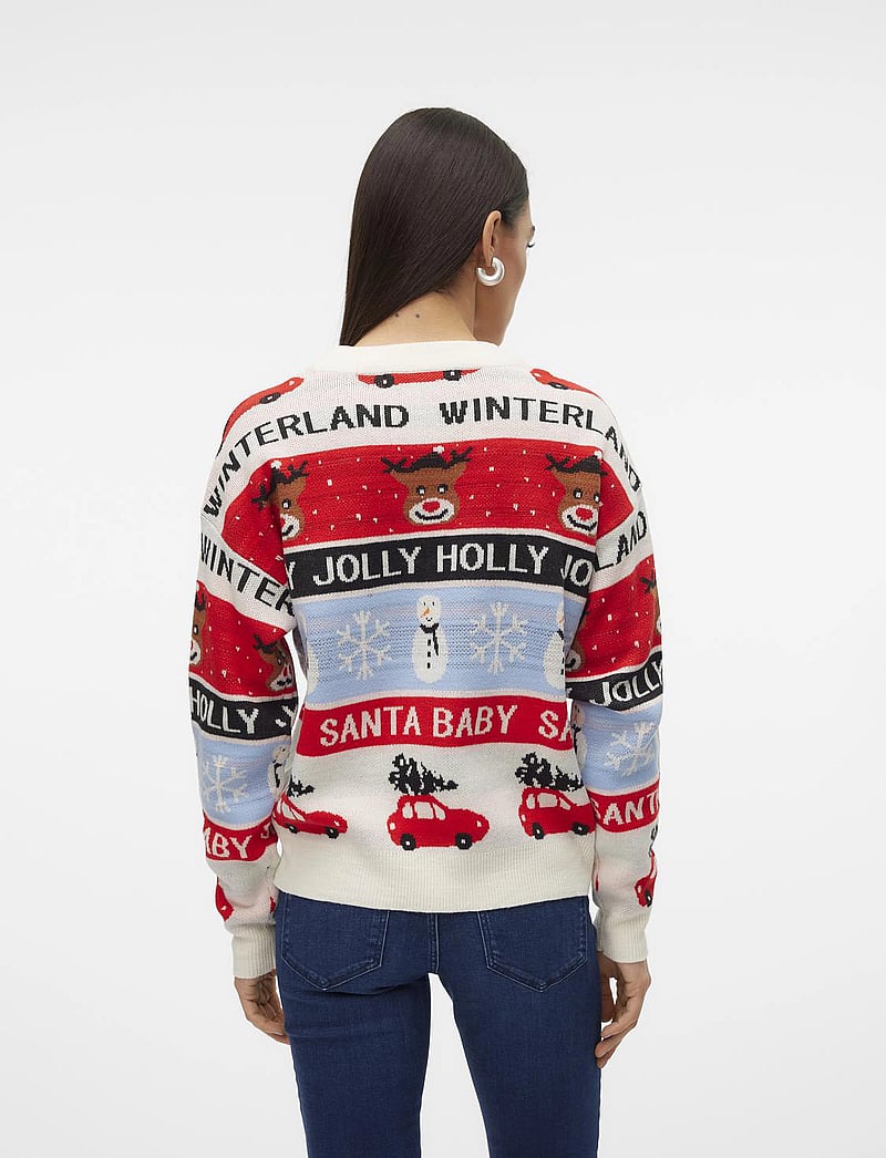 Vero Moda Vmholly Jollyflakes Ls O-neck (VM10309249) Jumpers