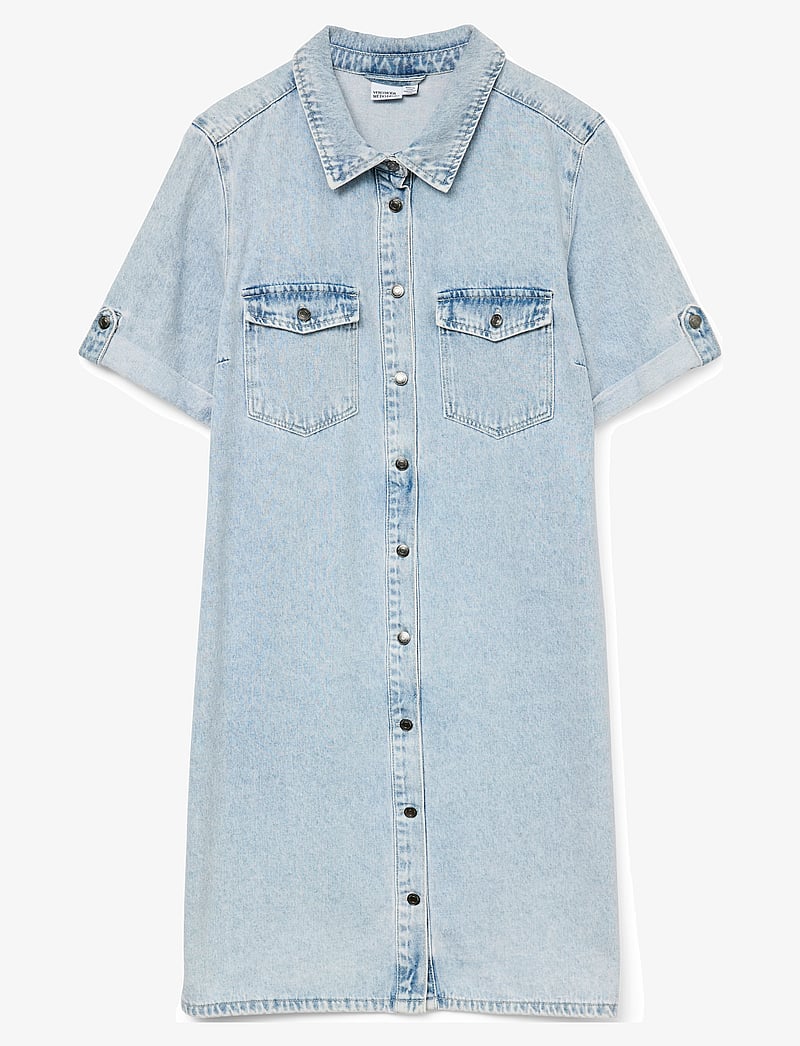 Vero Moda - VMJENNIE SS SHORT DENIM DRESS GA NOOS - skjortekjoler - light blue denim - 1