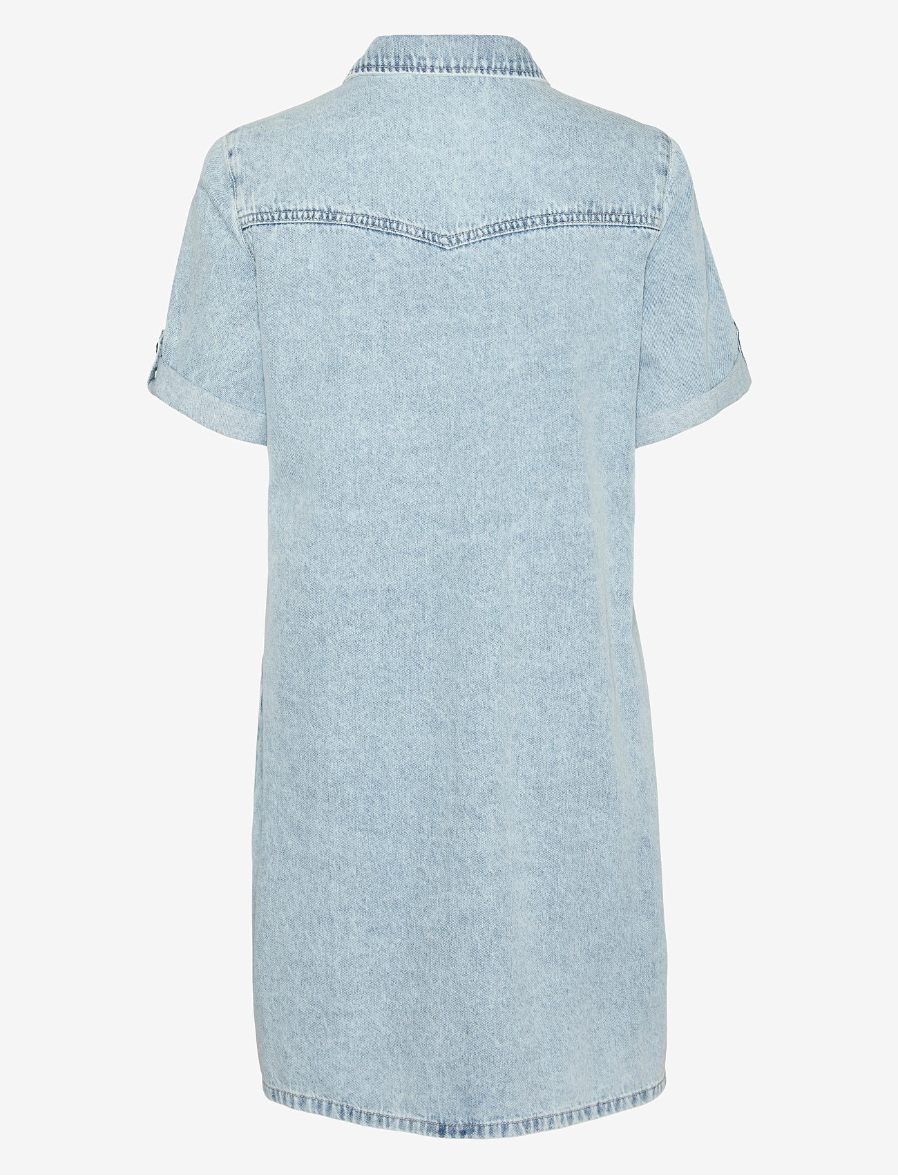 Vero Moda - VMJENNIE SS SHORT DENIM DRESS GA NOOS - skjortekjoler - light blue denim - 2