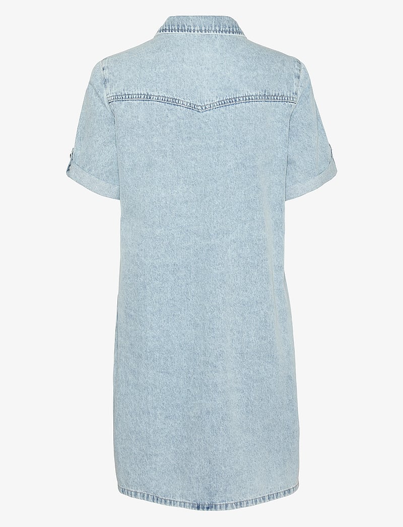 Vero Moda - VMJENNIE SS SHORT DENIM DRESS GA NOOS - skjortekjoler - light blue denim - 2