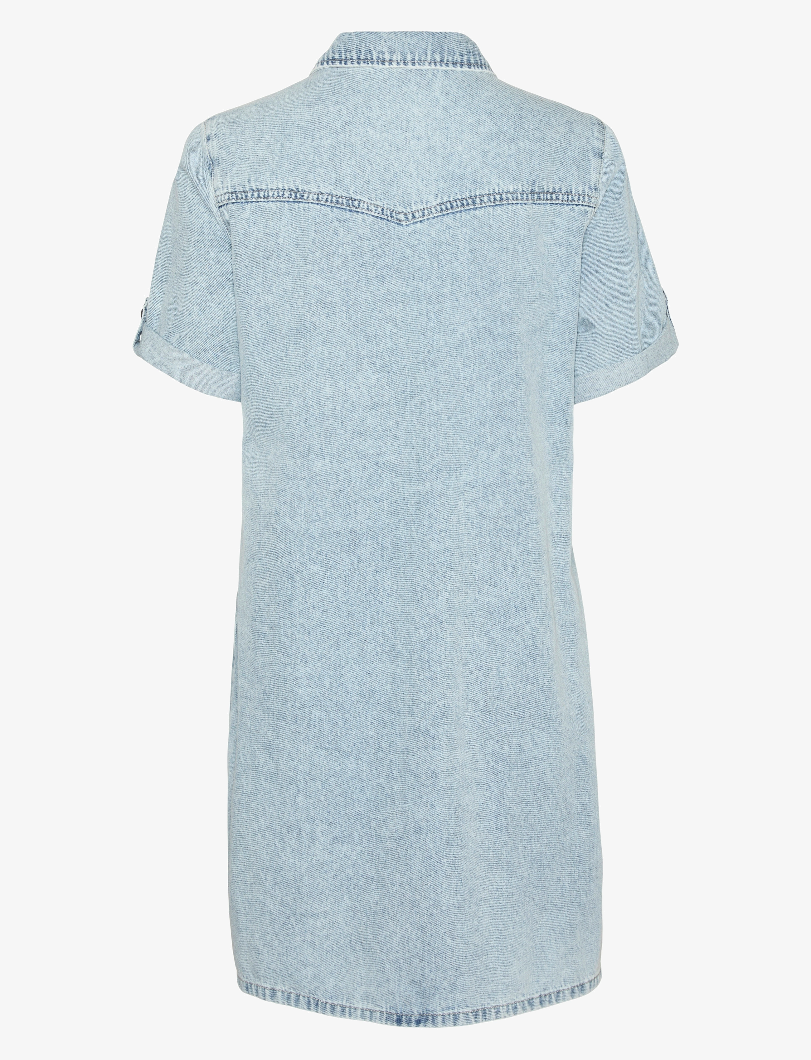 Vero Moda - VMJENNIE SS SHORT DENIM DRESS GA NOOS - hemdkleider - light blue denim - 2